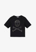 T-SHIRT ALGODÃO CAVEIRA TACHAS