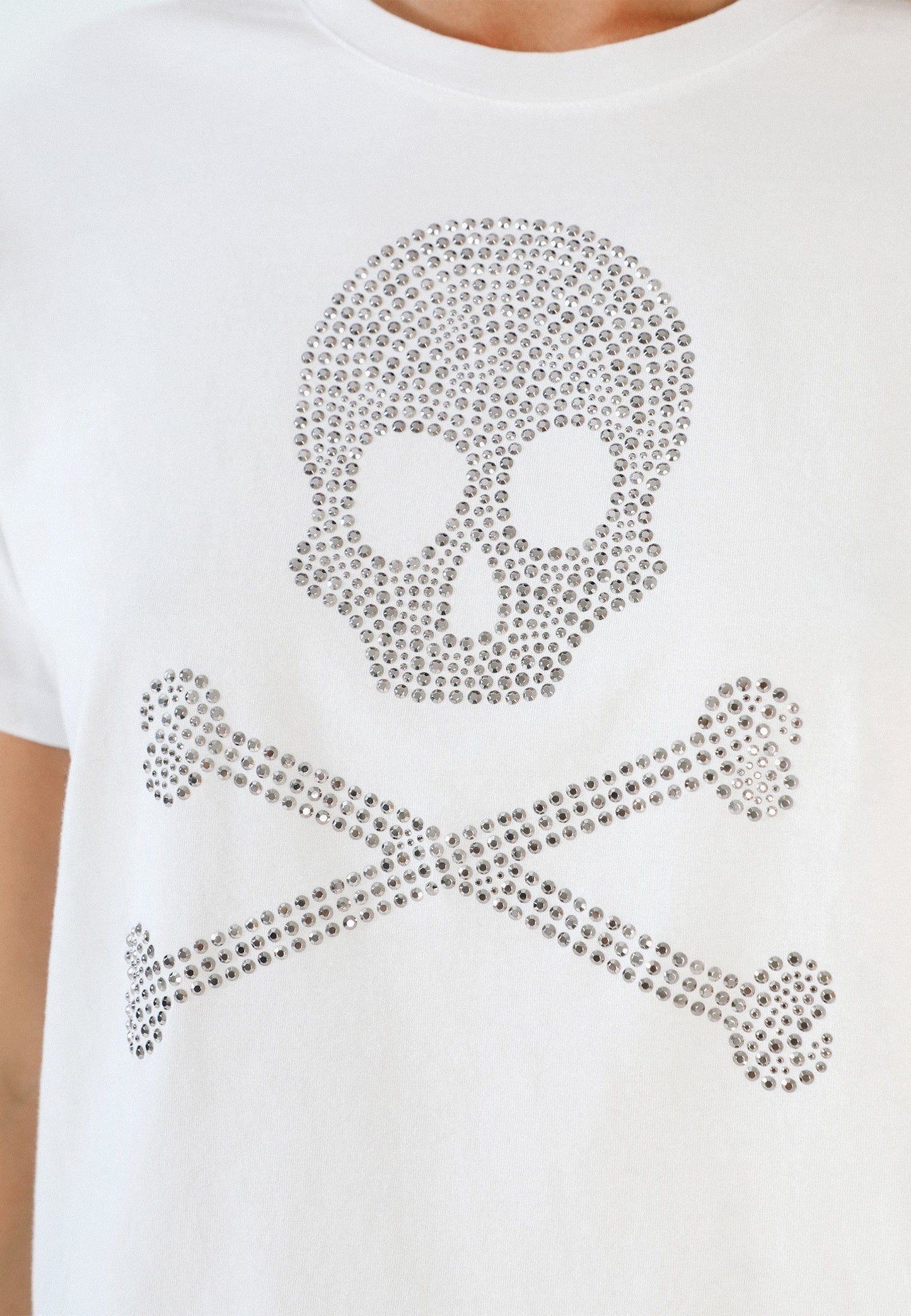CAMISETA ALGODÓN CALAVERA TACHAS - Scalpers