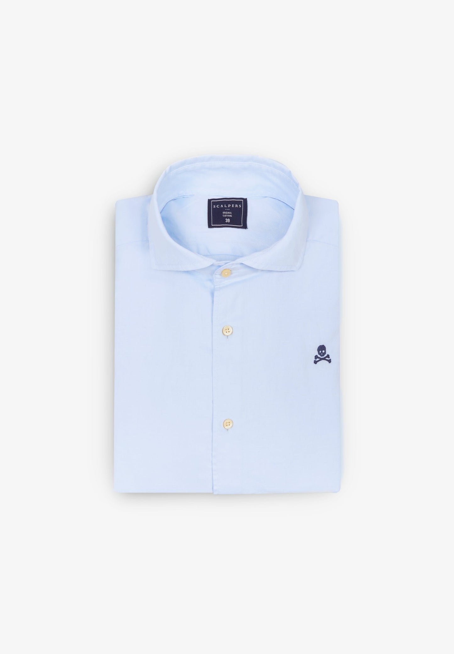 CAMISA COM LOGÓTIPO A CONTRASTAR