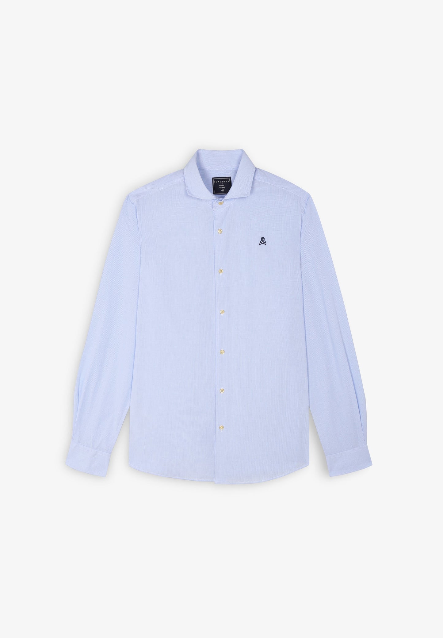 CAMISA XADREZ COM LOGÓTIPO A CONTRASTAR