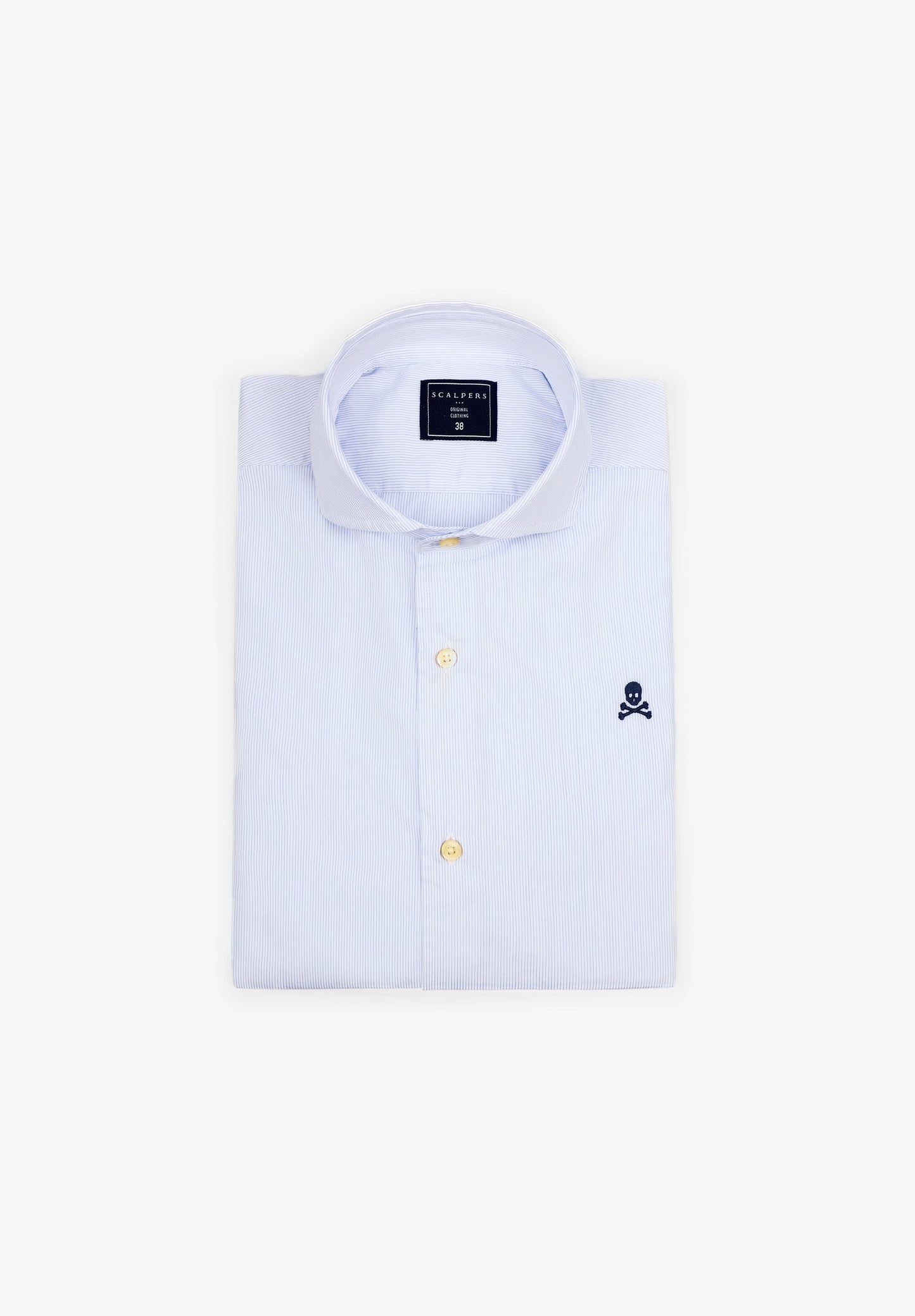 CAMISA RISCAS LOGÓTIPO CONTRASTE