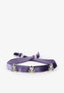 PULSEIRA DE VELUDO COM LOGÓTIPOS