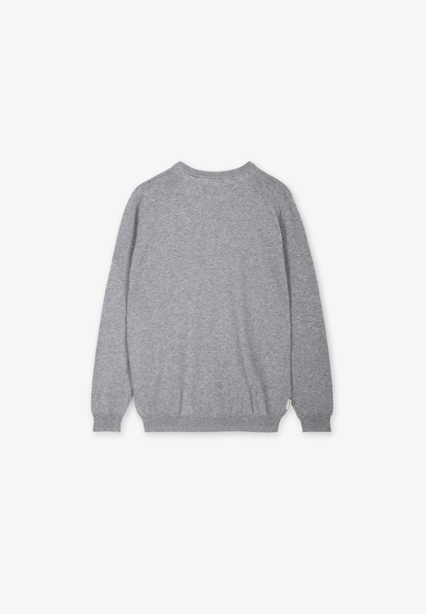 SWEATER GOLA EM BICO COM LOGÓTIPO