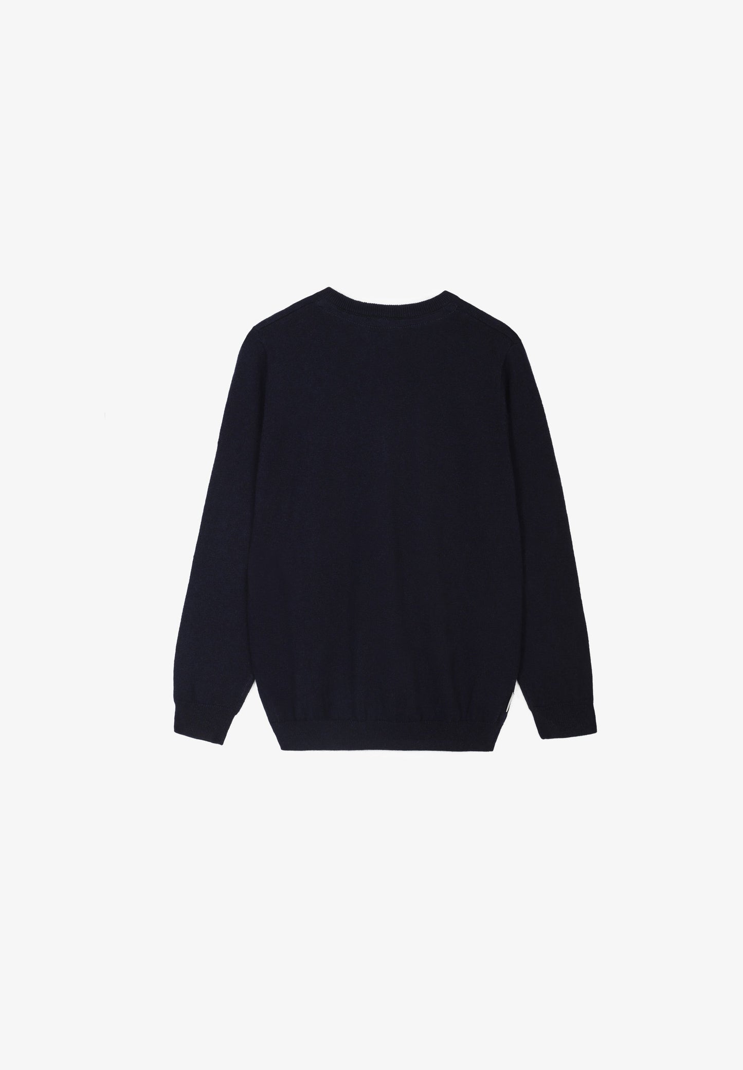 SWEATER GOLA EM BICO COM LOGÓTIPO