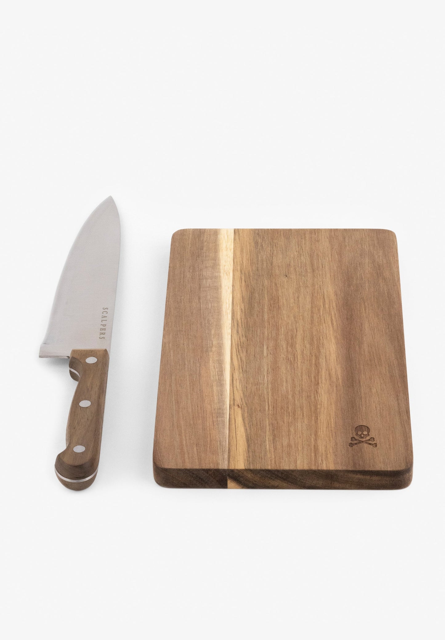 CONJUNTO DE FACA E TÁBUA