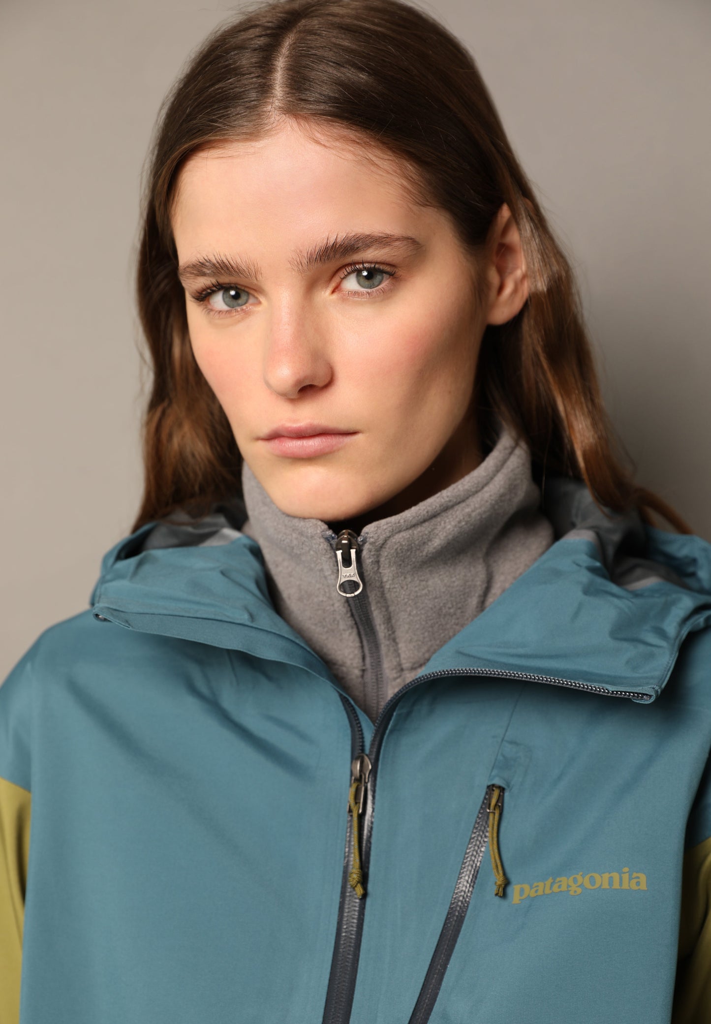 PATAGONIA | CASACO SNOWDRIFTER BICOLOR DE MULHER