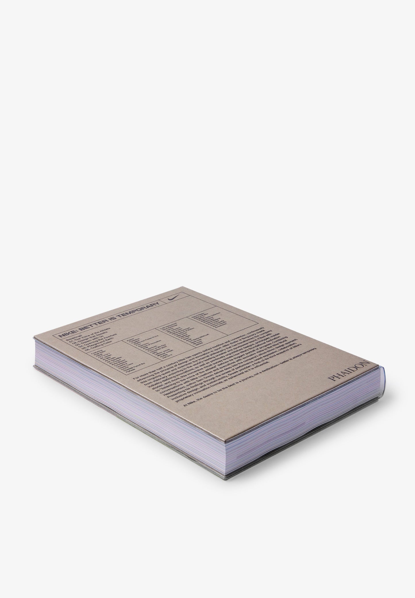 PHAIDON | LIVRO NIKE BETTER IS TEMPORARY
