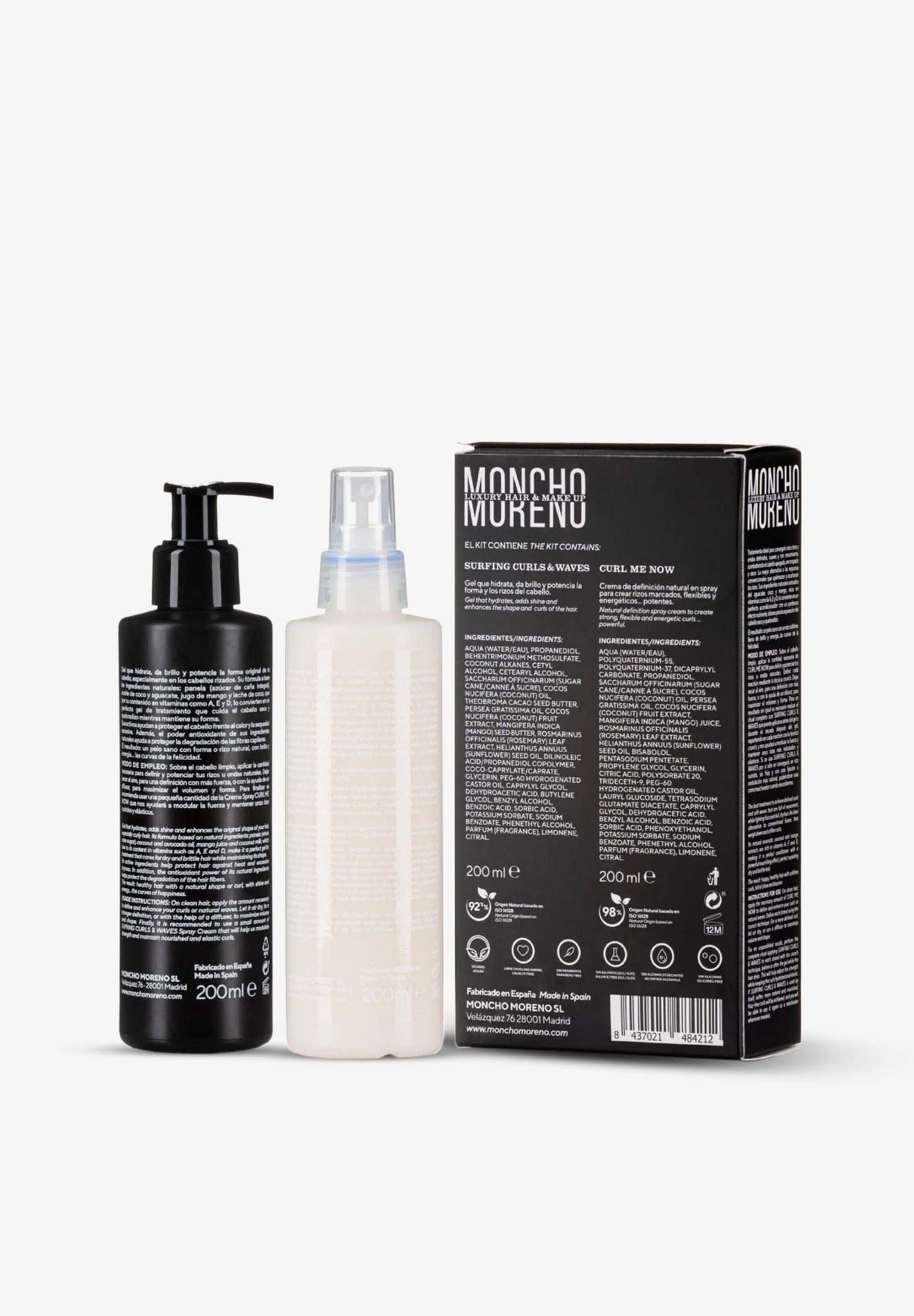 MONCHO MORENO | ESTOJO PACK CABELO ENCARACOLADO CURLTURE