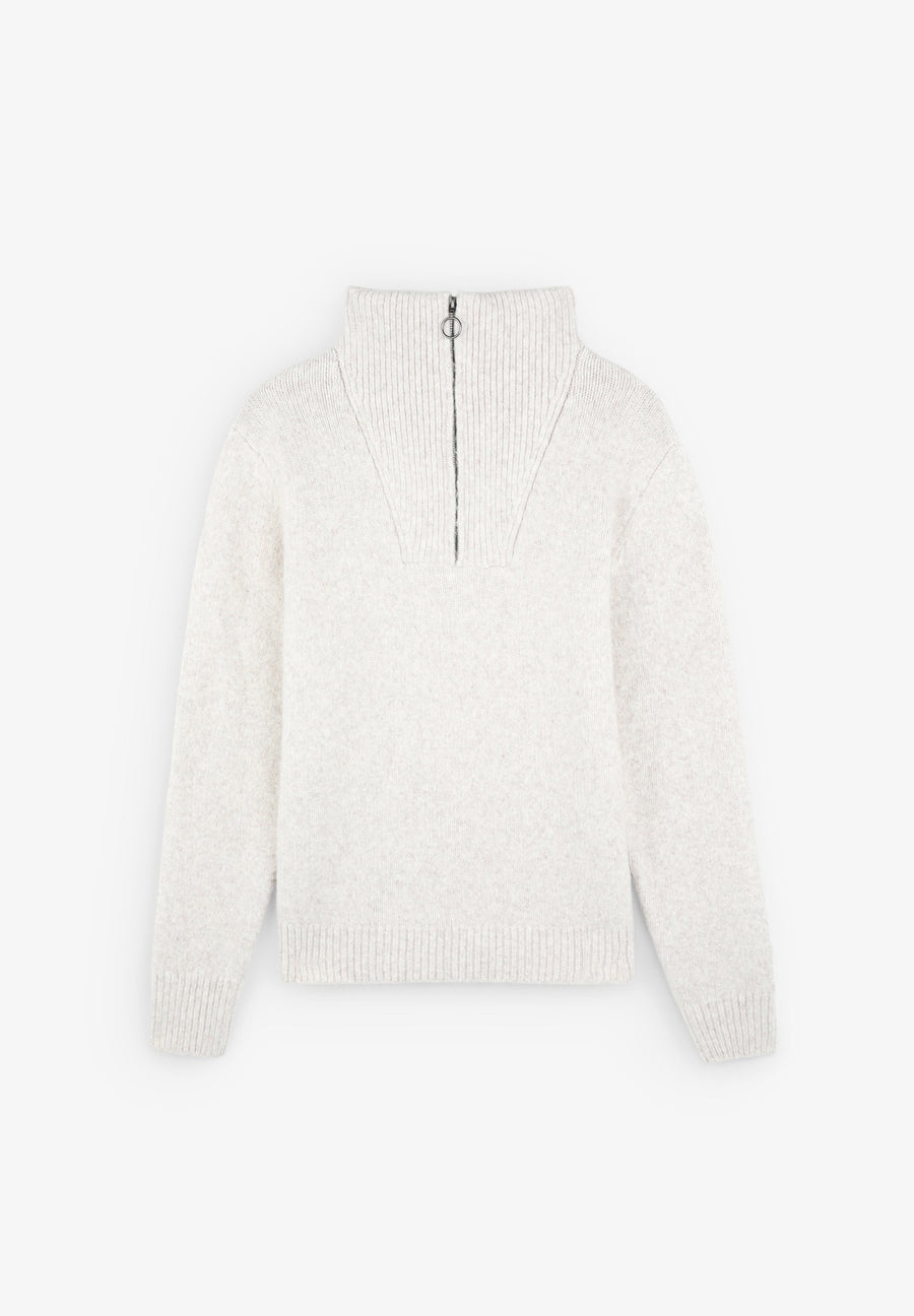 SWEATER PREMIUM COM ZIP NA GOLA