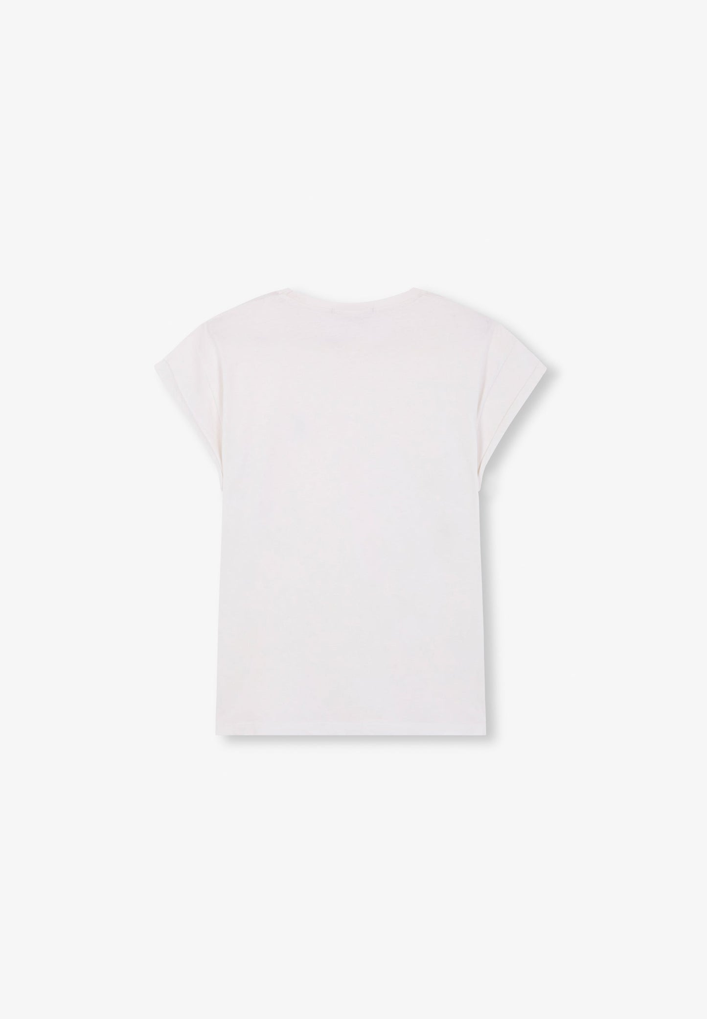 T-SHIRT COM SKULL DE FIO METALIZADO