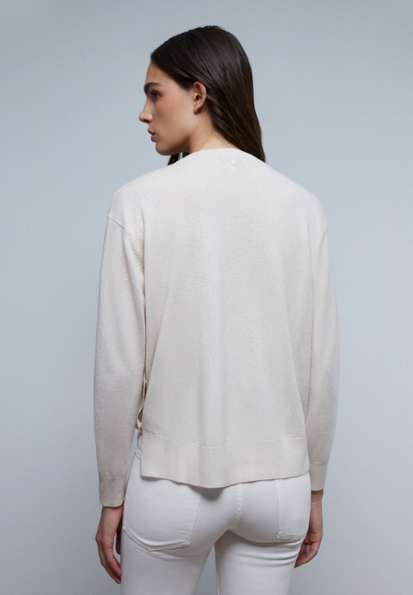 SWEATER DE MALHA EM CAXEMIRA