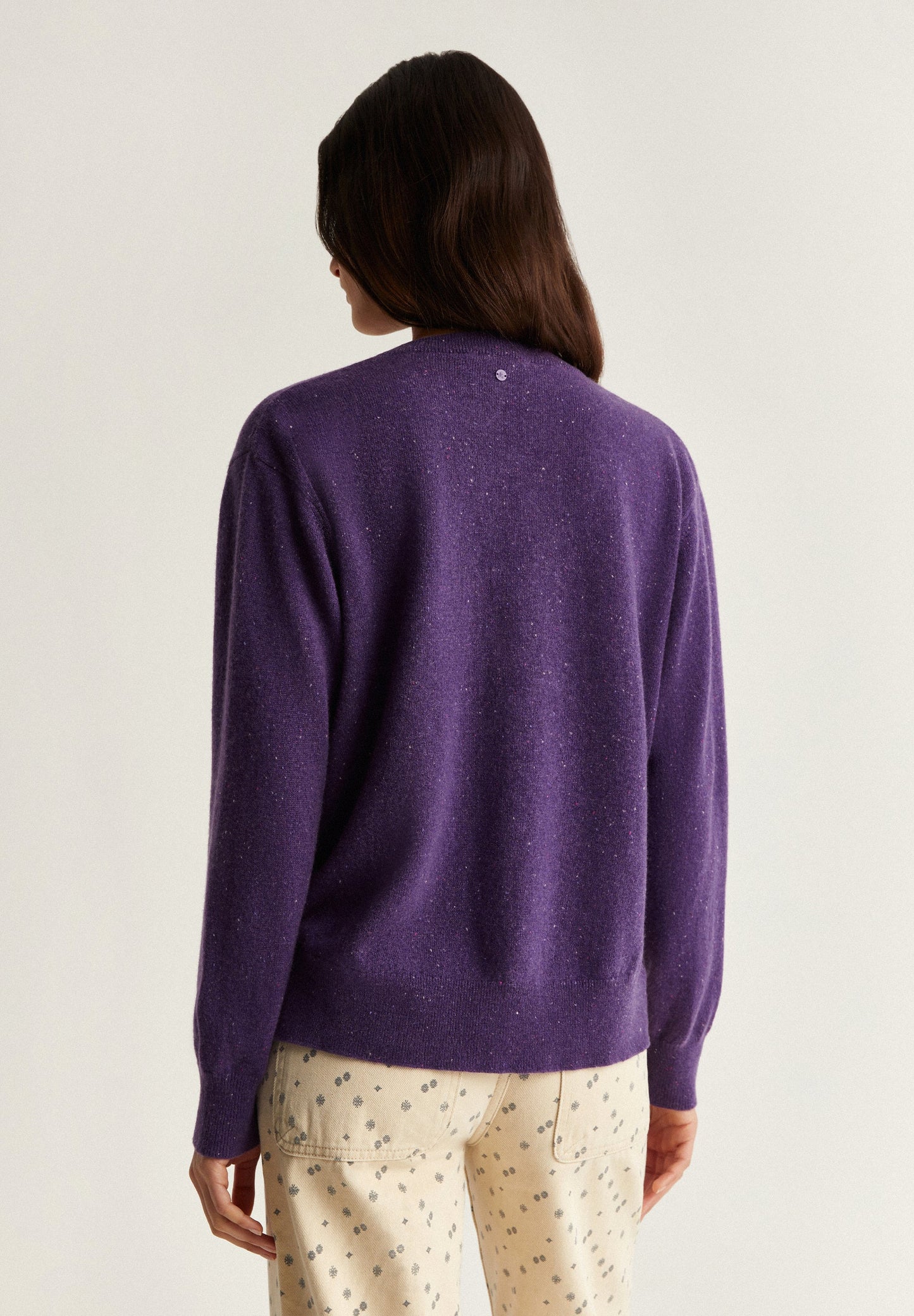 SWEATER DE MALHA EM CAXEMIRA