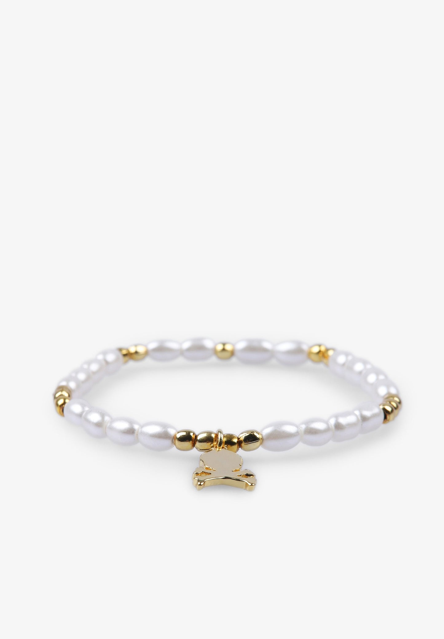 PULSEIRA DE MISSANGAS COM SKULL