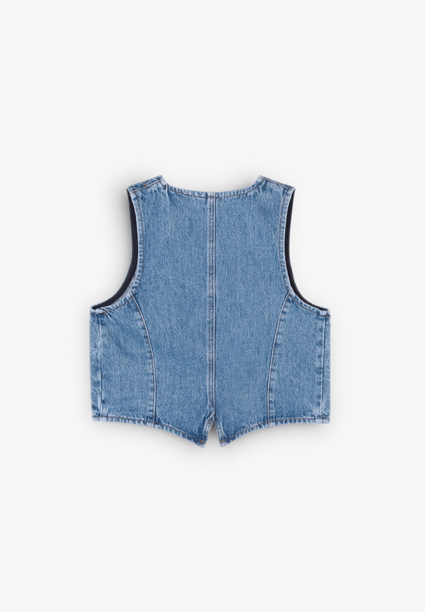 COLETE DENIM TEXTURA