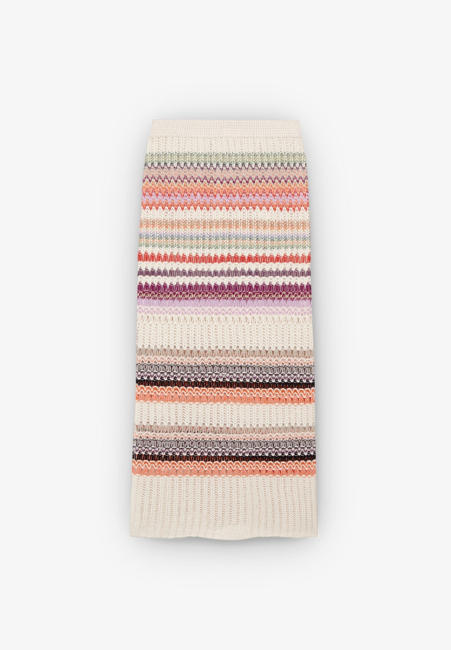 SAIA MIDI DE CROCHET ÀS RISCAS