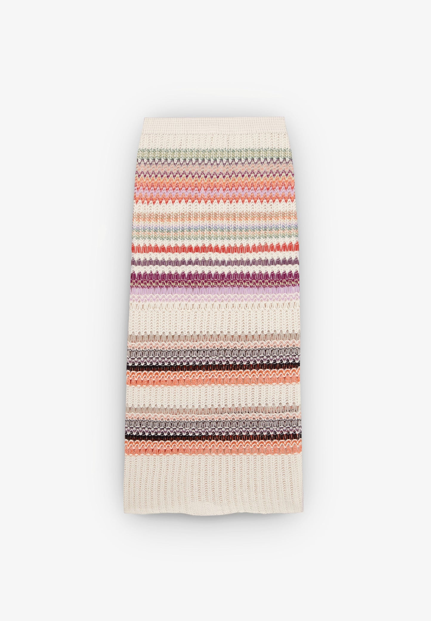 SAIA MIDI DE CROCHET ÀS RISCAS
