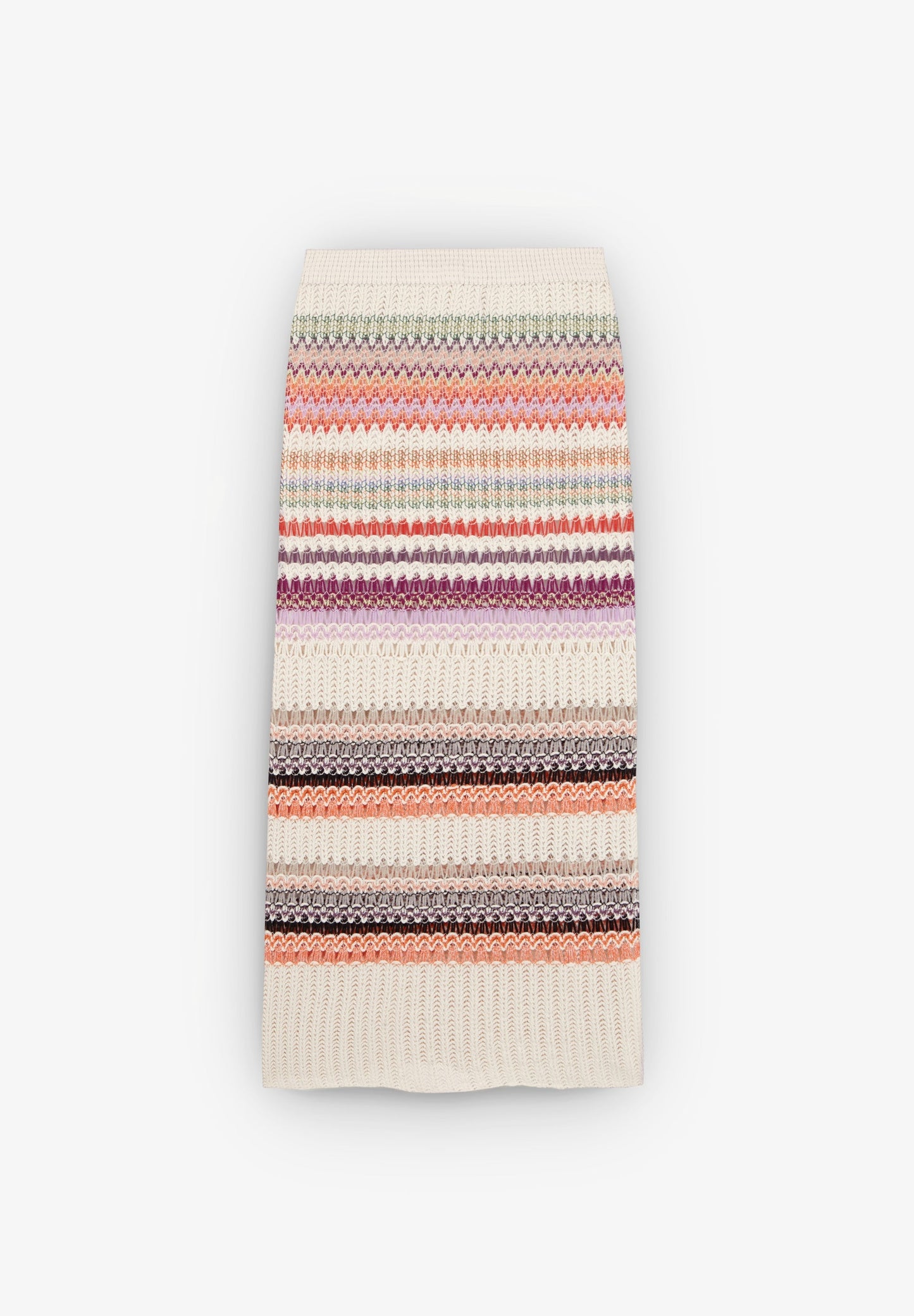 SAIA MIDI DE CROCHET ÀS RISCAS