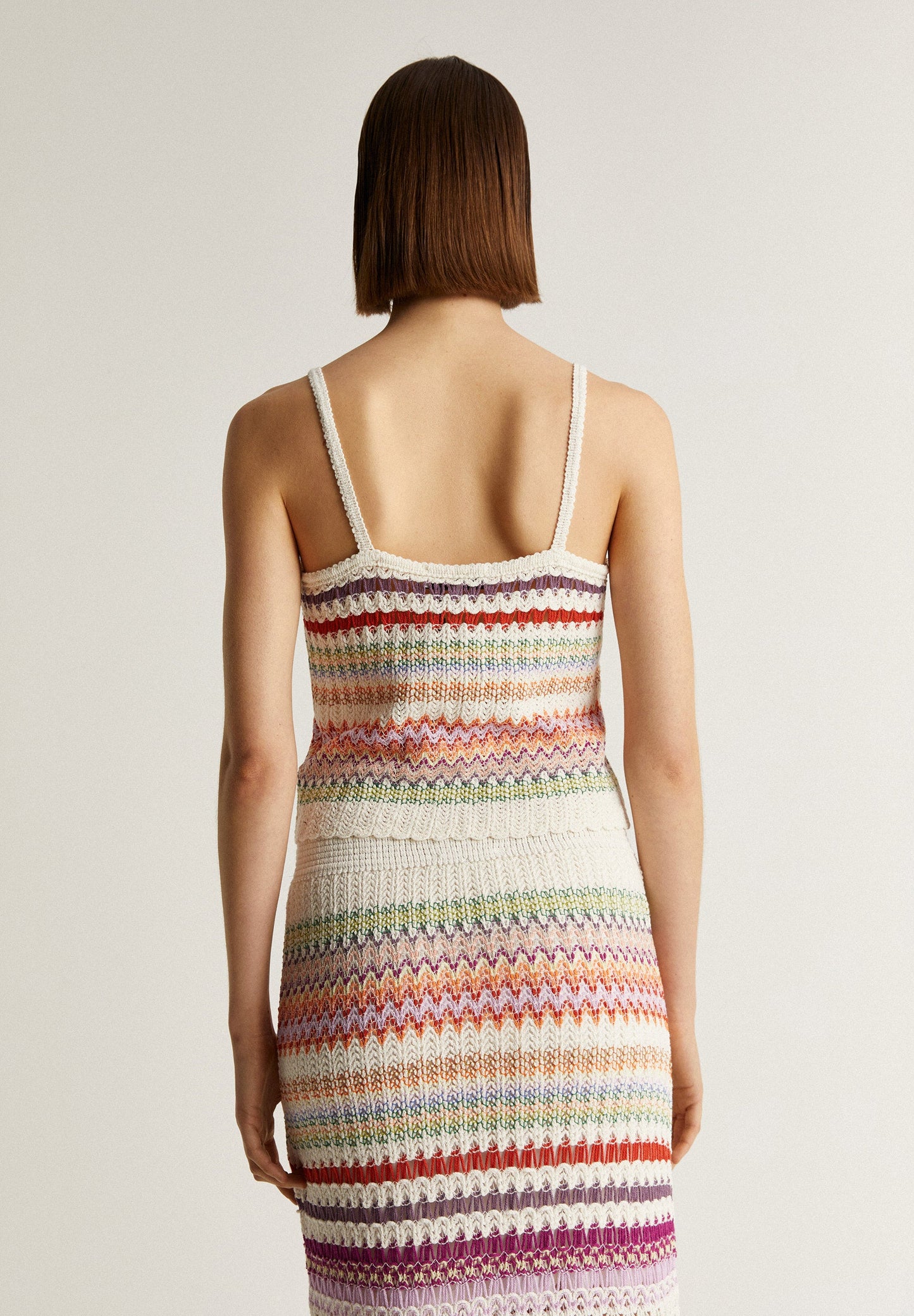 TOP DE CROCHET MULTICOLORIDO