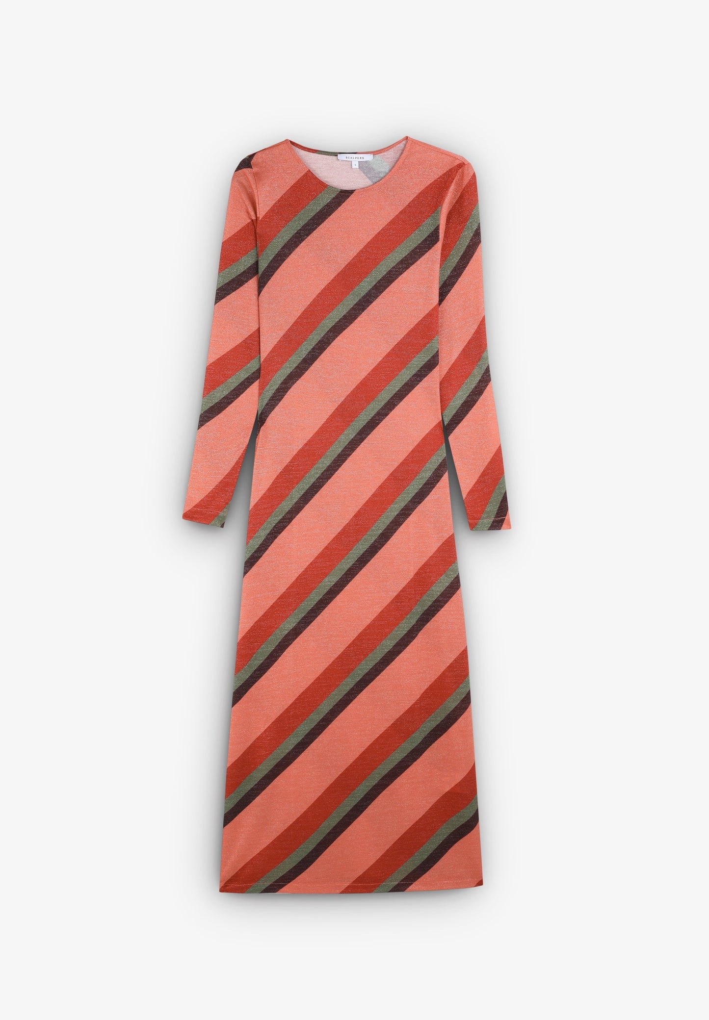 VESTIDO FIO METALIZADO EM CONTRASTE