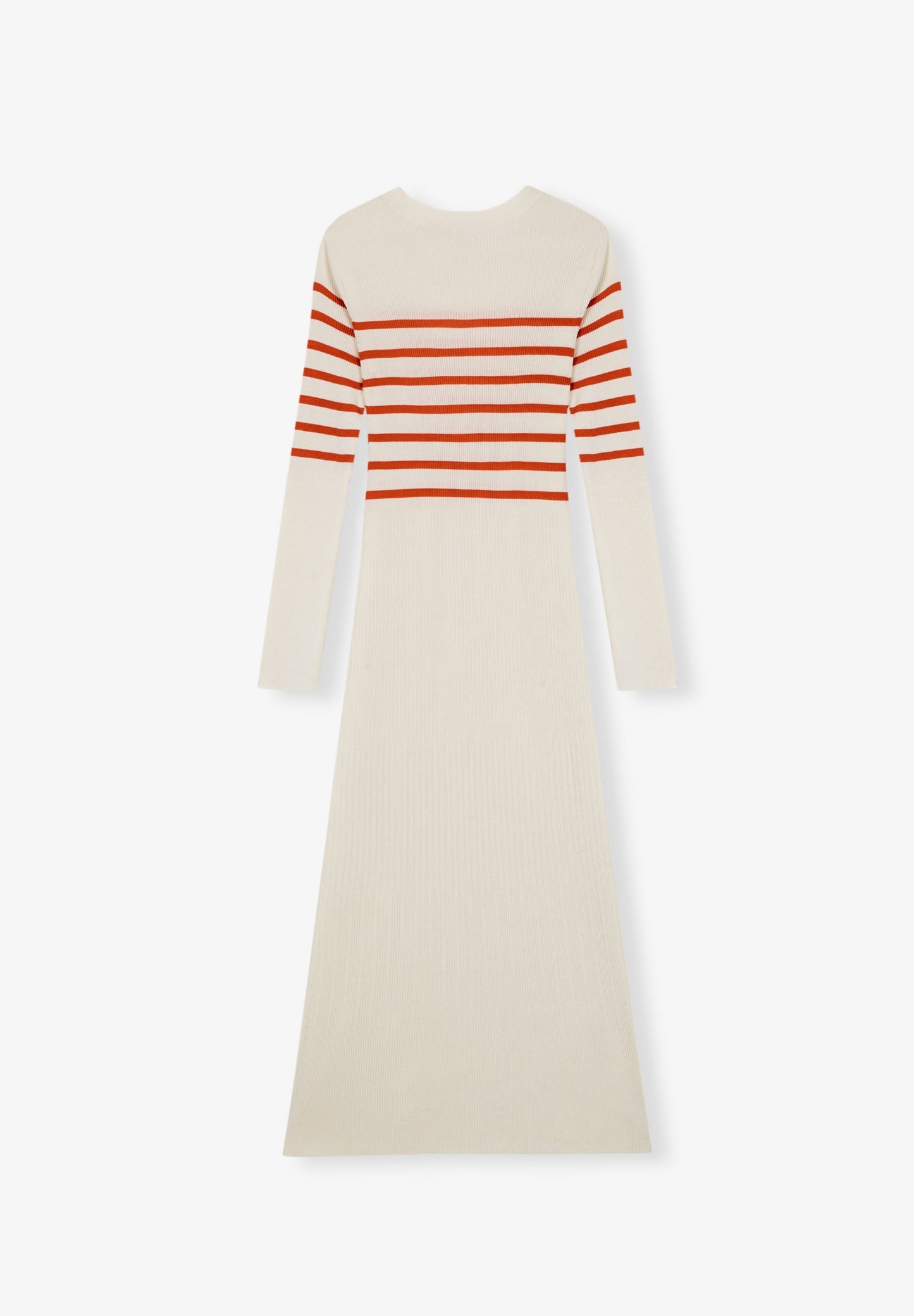 VESTIDO DE MALHA CANELADA ABERTURAS