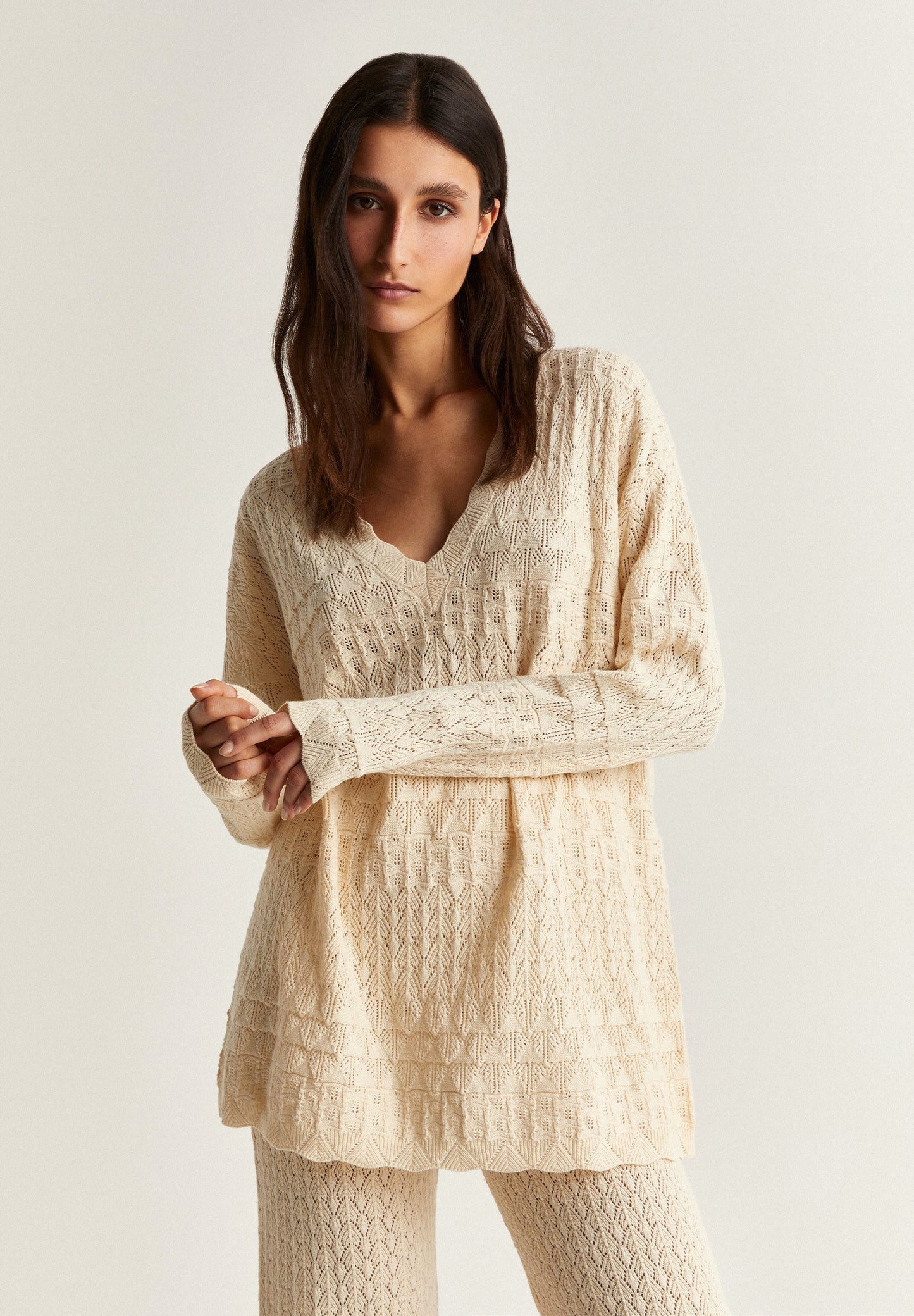 SWEATER EM CROCHÉ