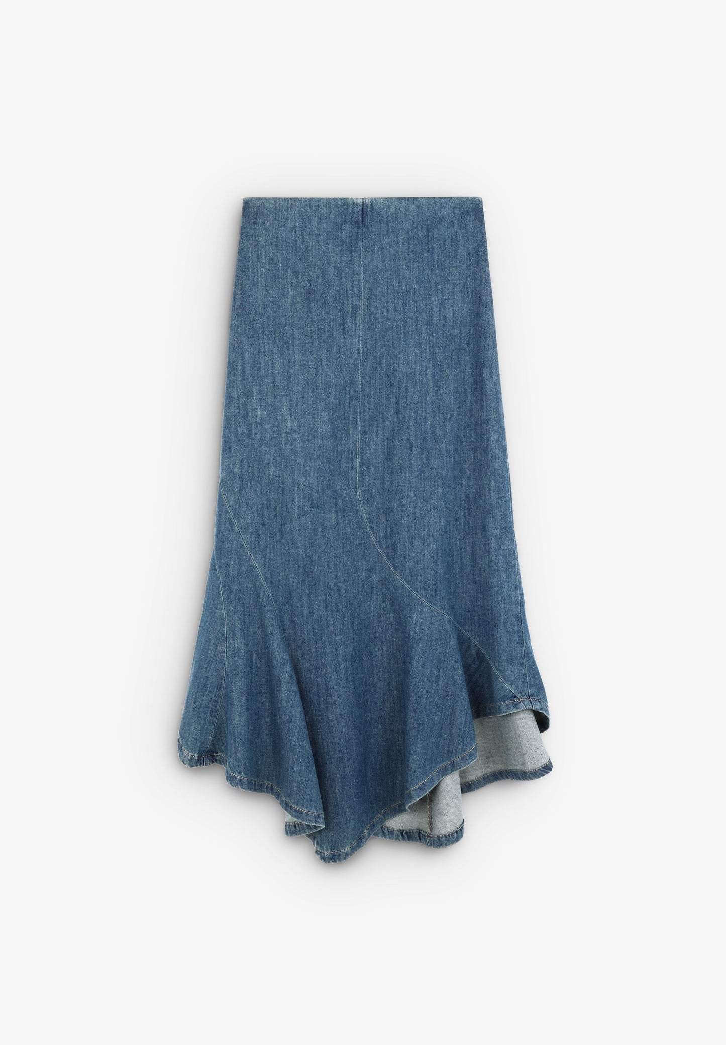 SAIA MIDI DENIM PARTE INFERIOR C/ RODA