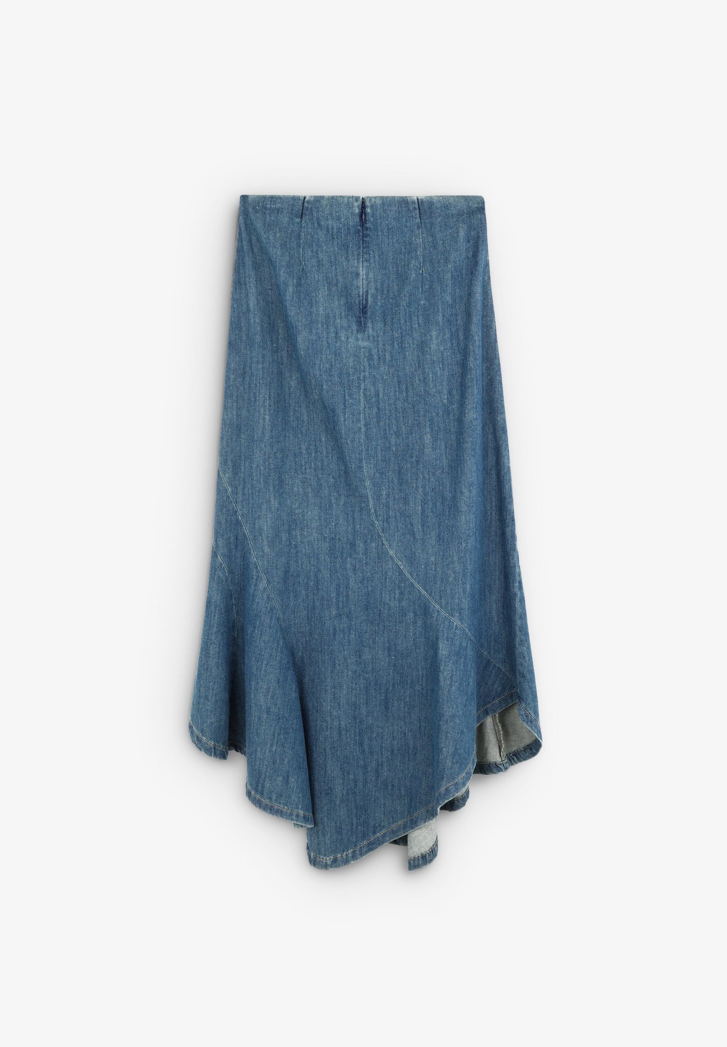SAIA MIDI DENIM PARTE INFERIOR C/ RODA