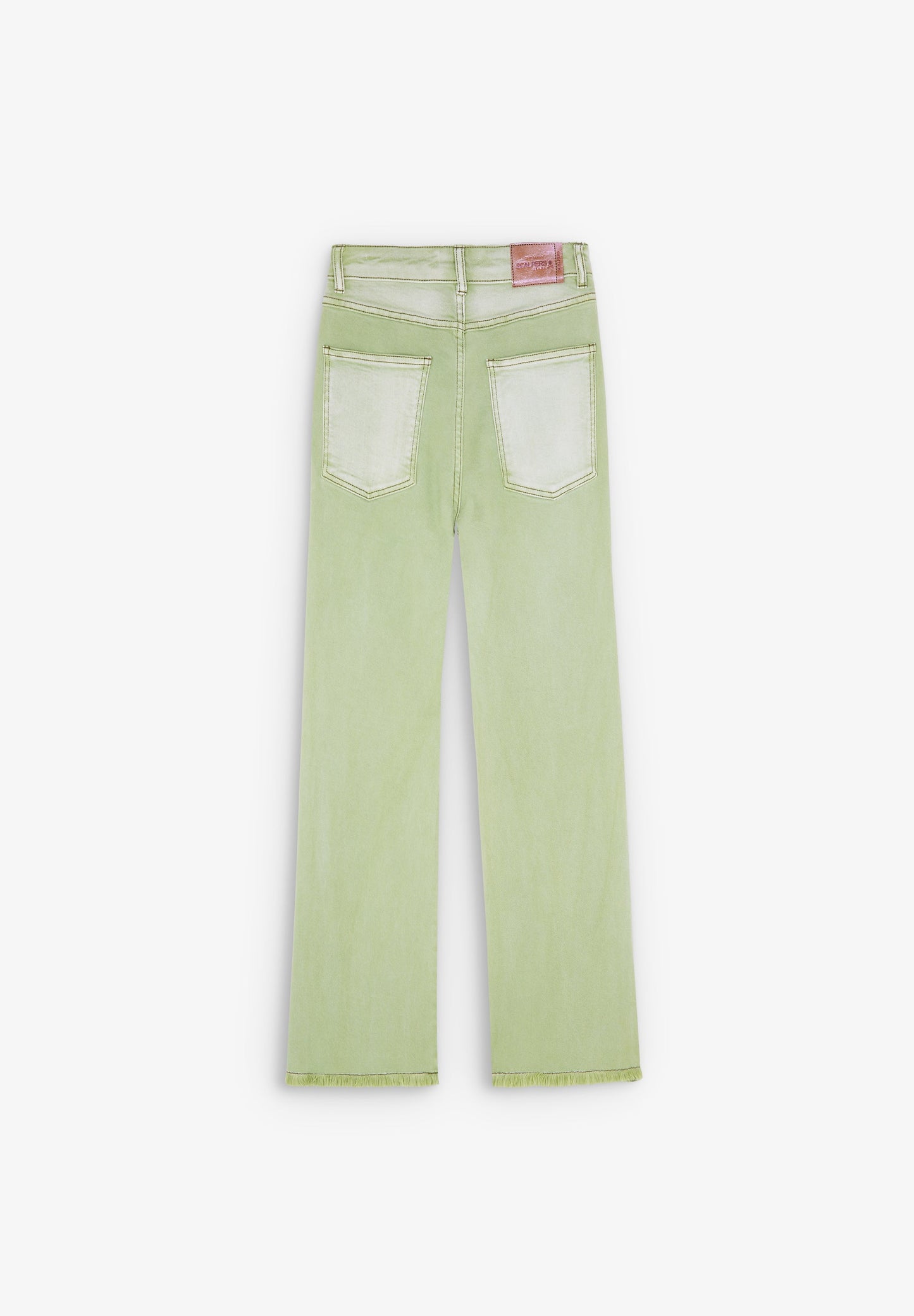 JEANS ANKLE FLARE COM PORMENORES DESFIADOS