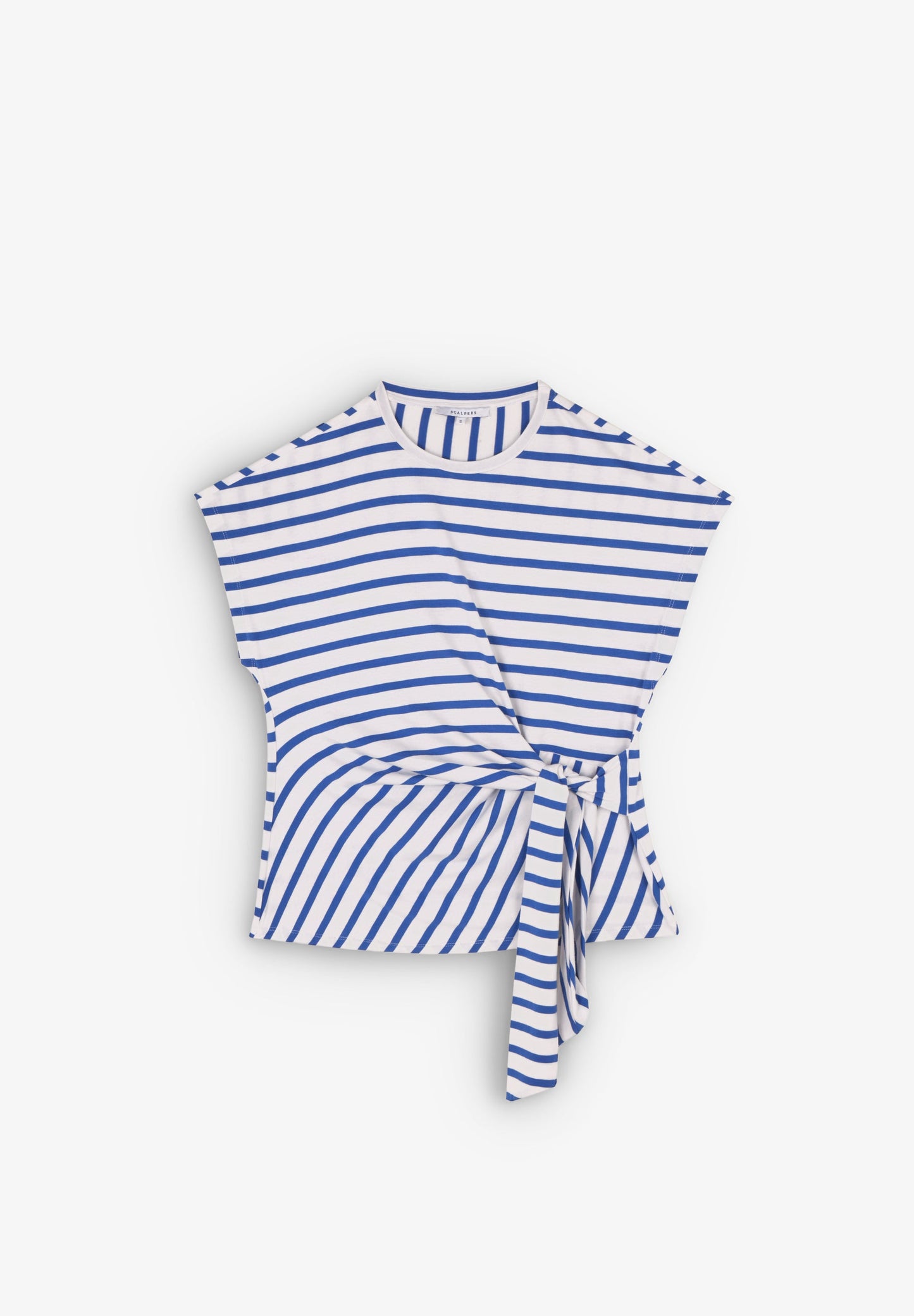 T-SHIRT ÀS RISCAS COM NÓ