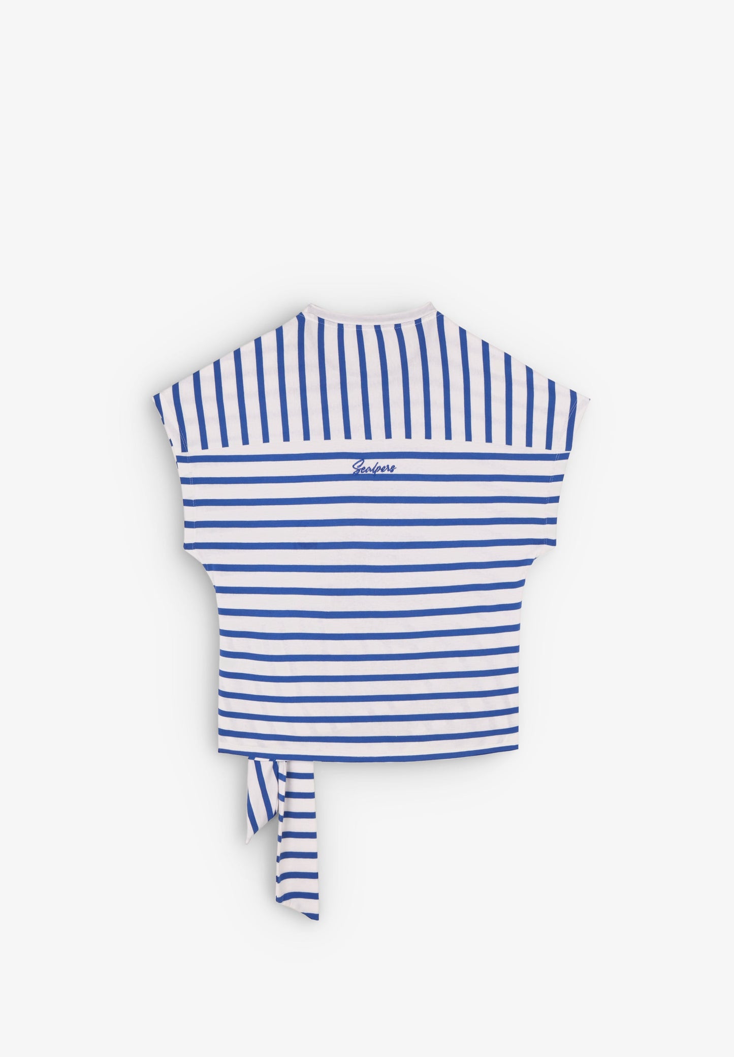 T-SHIRT ÀS RISCAS COM NÓ