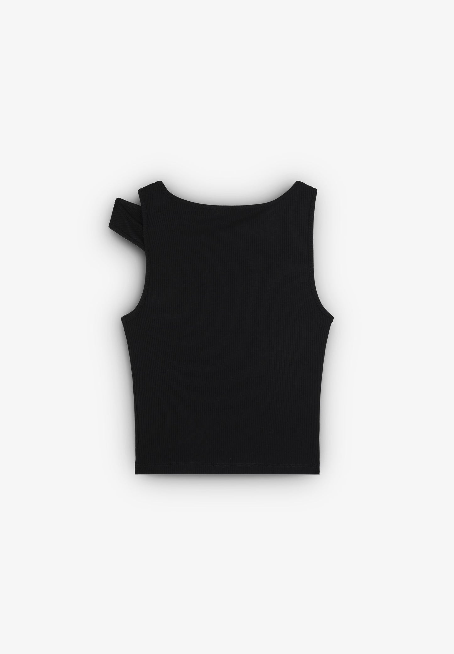 TANK TOP ASSIMÉTRICO CANELADO