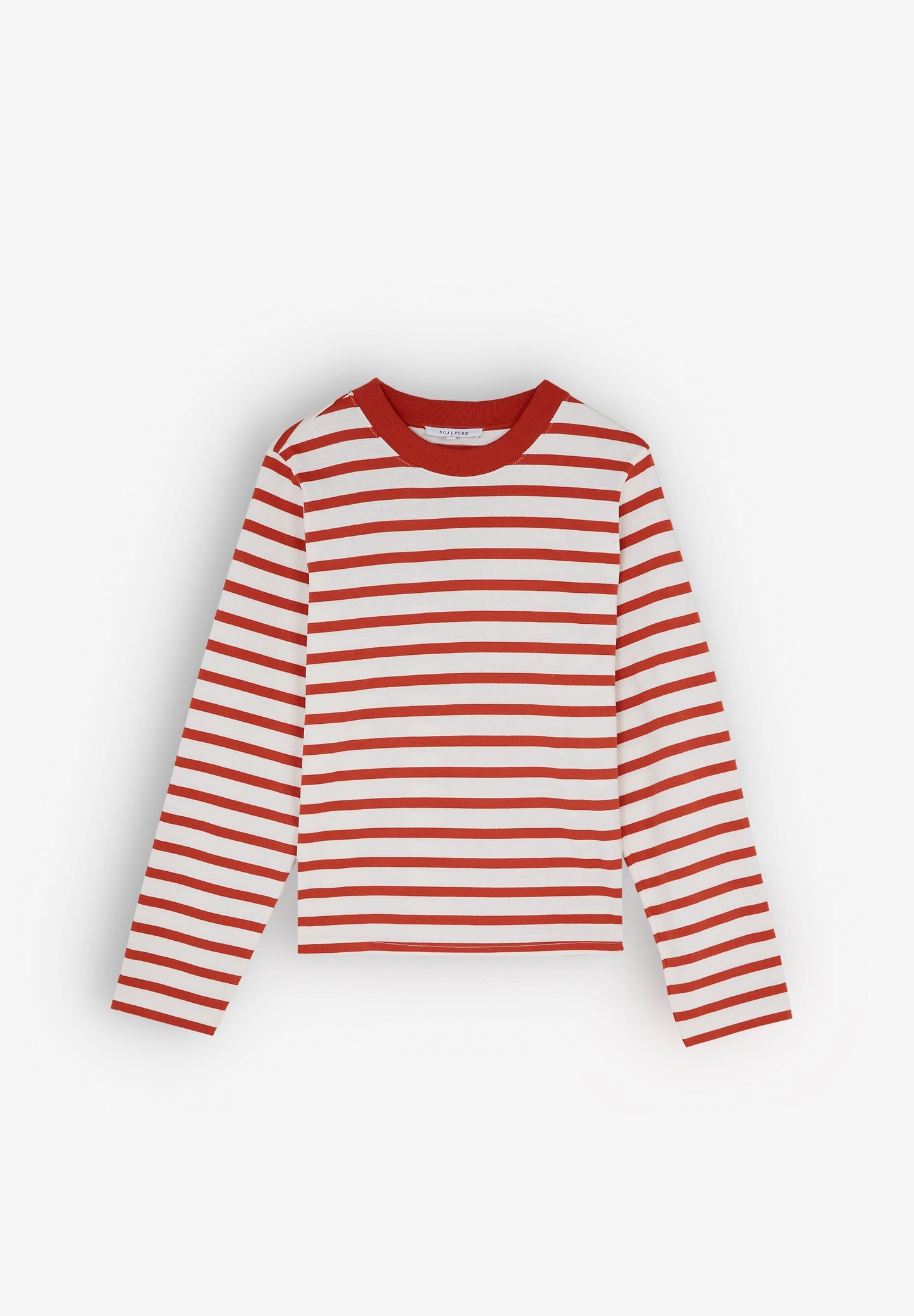T-SHIRT DE MANGA COMPRIDA COM RISCAS