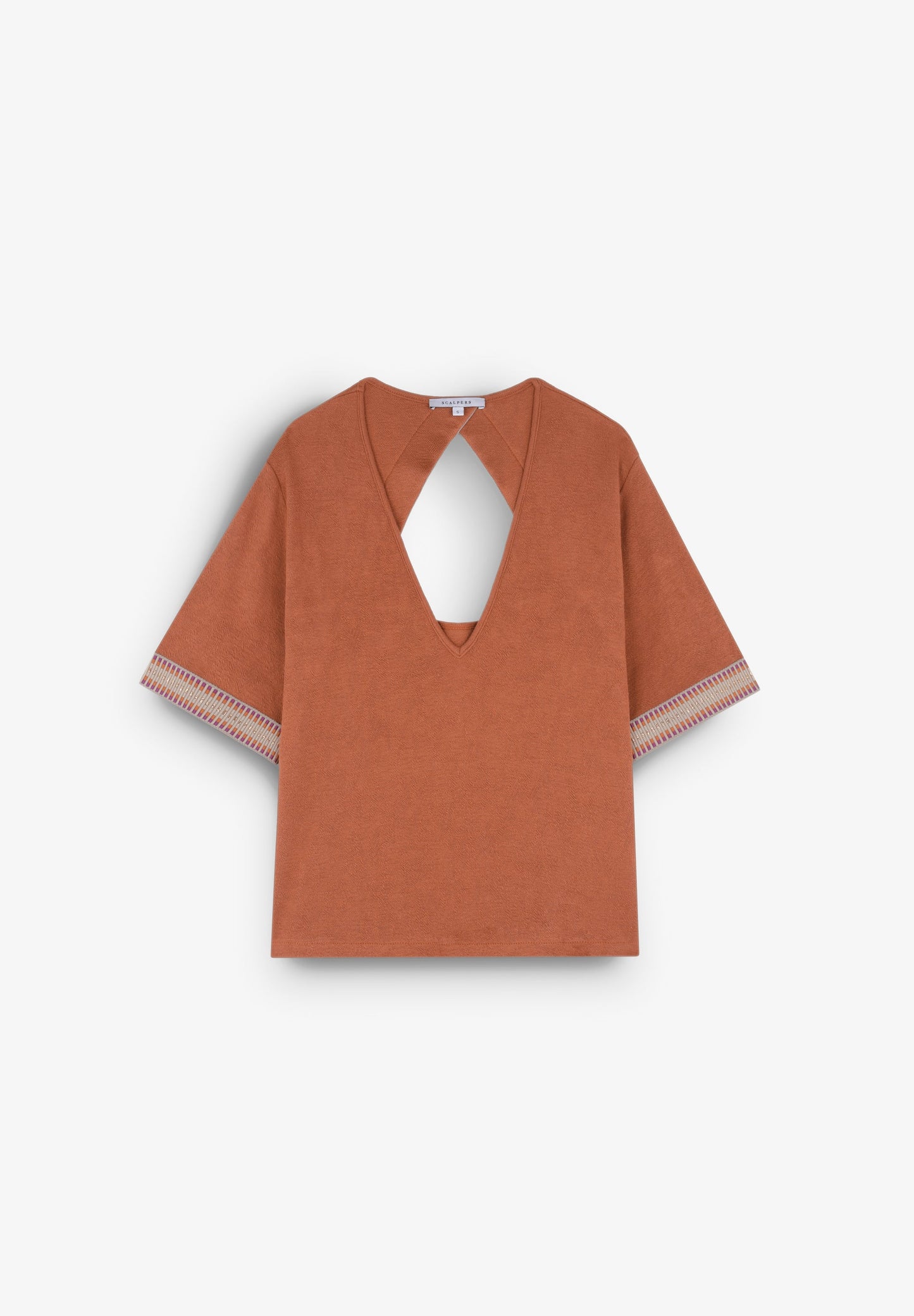 T-SHIRT TIRA EM CONTRASTE