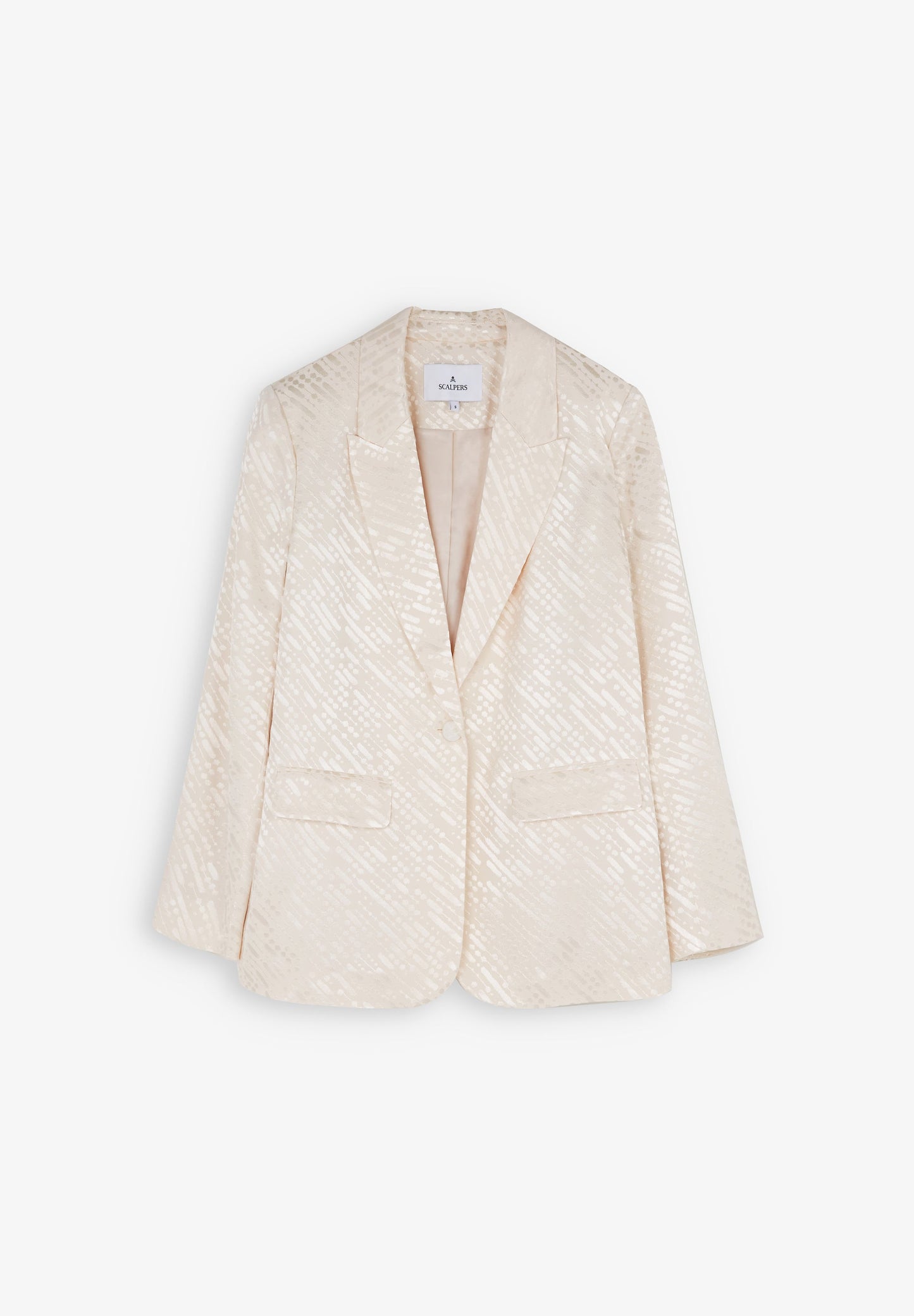 BLAZER JACQUARD PORMENORES METALIZADOS