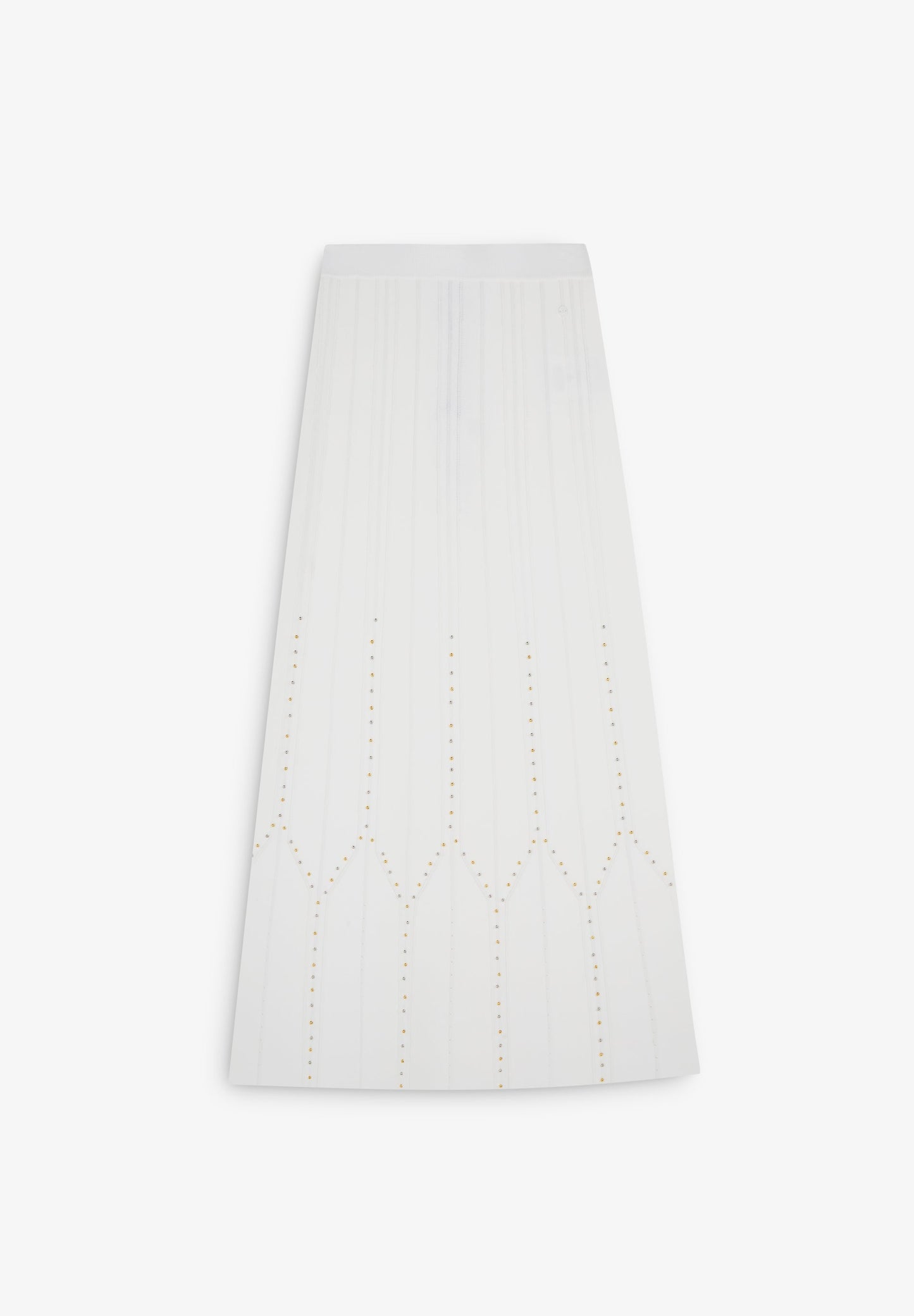SAIA DE MALHA MIDI COM TACHAS