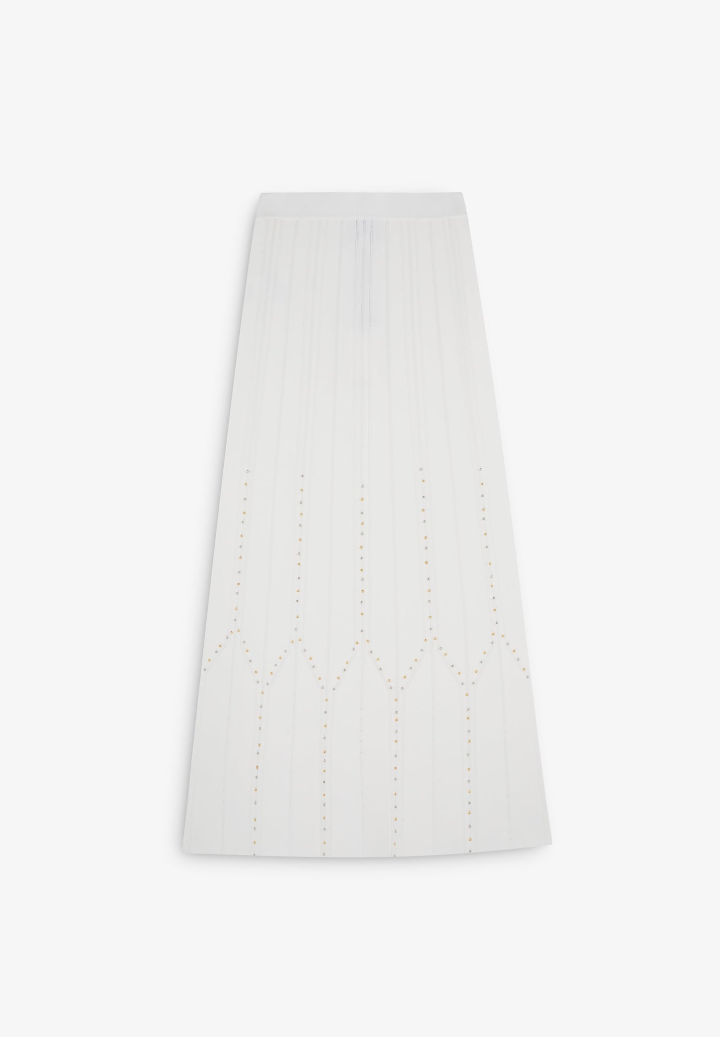 SAIA DE MALHA MIDI COM TACHAS