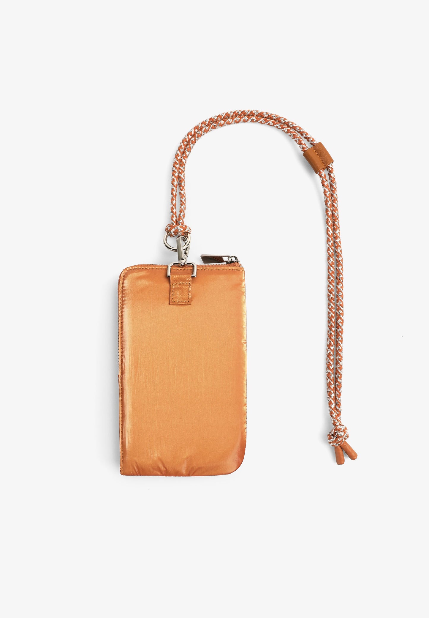 MINIBOLSA PARA TELEMÓVEL METALIZADA COM BOLSO