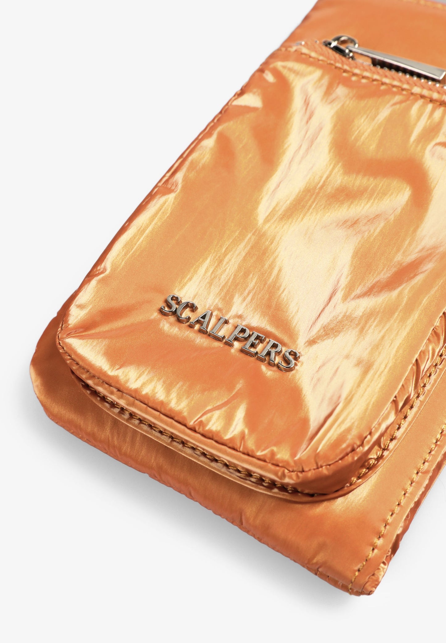 MINIBOLSA PARA TELEMÓVEL METALIZADA COM BOLSO
