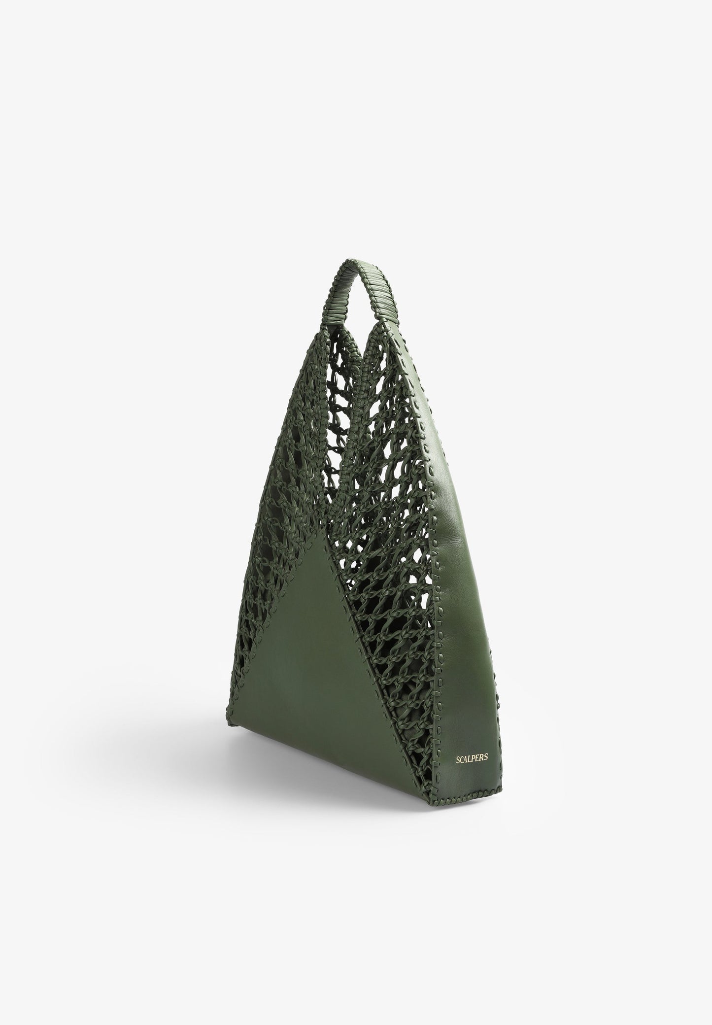 MALA TOTE BAG EM PELE COM TRANÇADO
