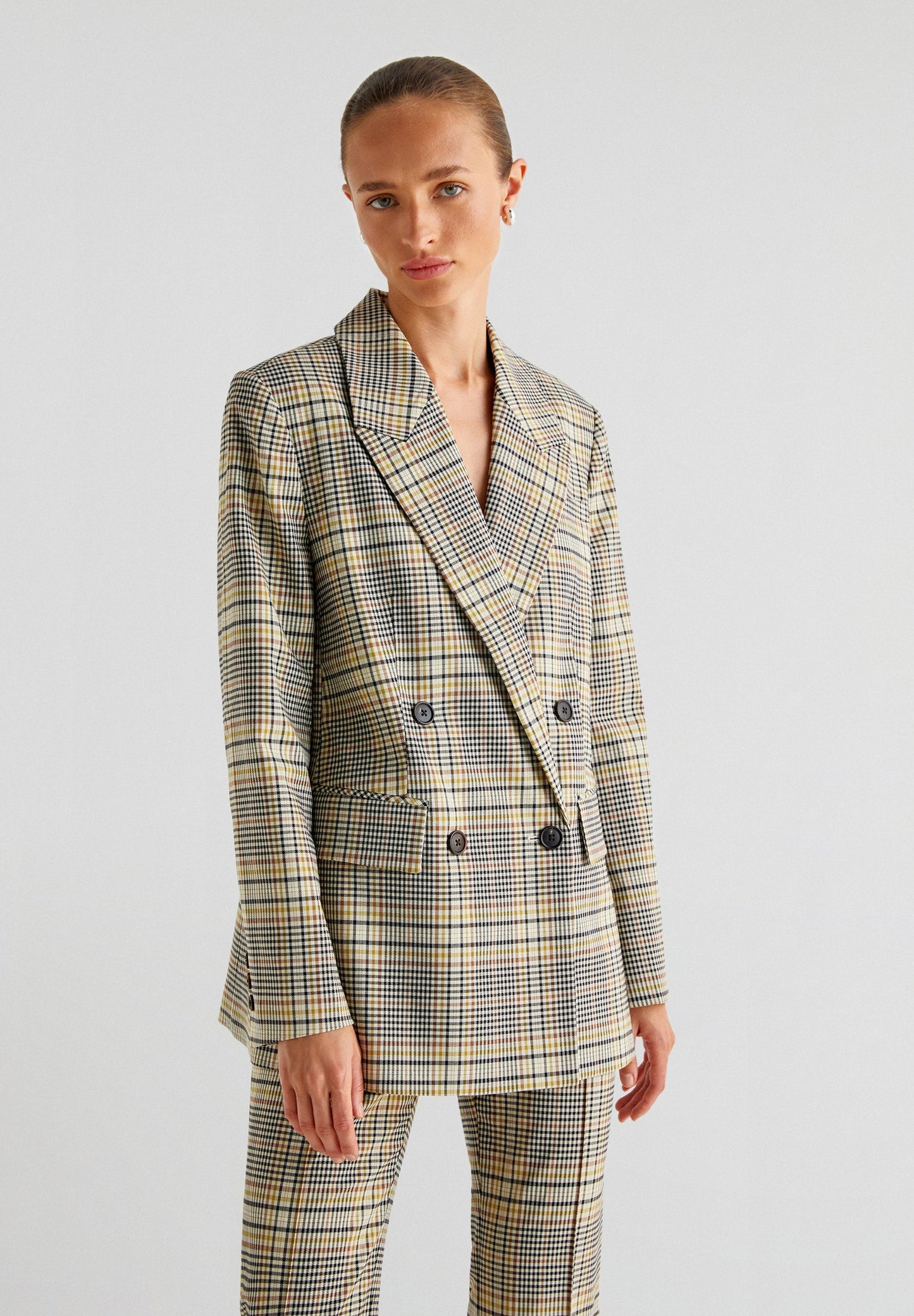 BLAZER CRUZADO XADREZ