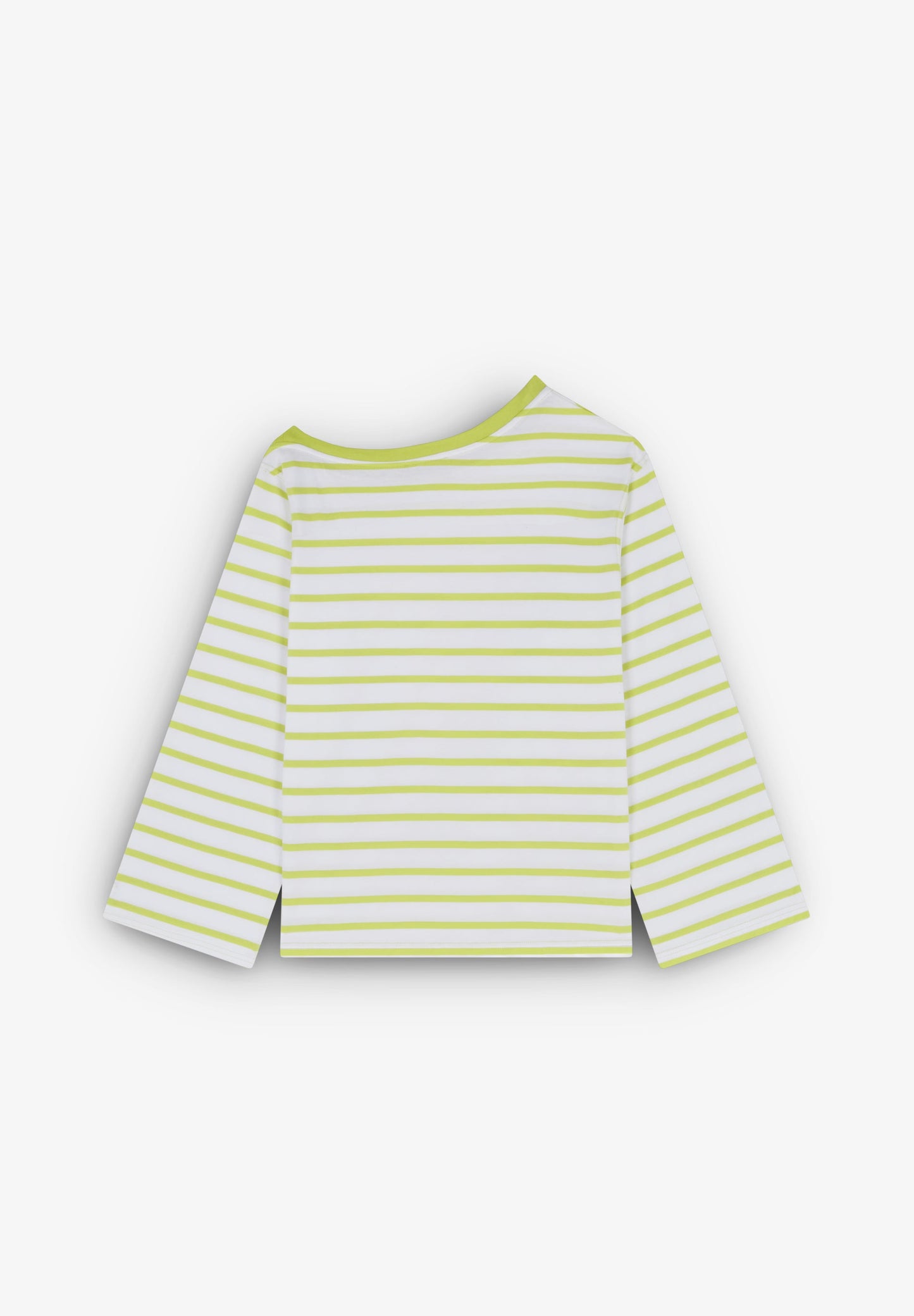 T-SHIRT ASSIMÉTRICA ÀS RISCAS