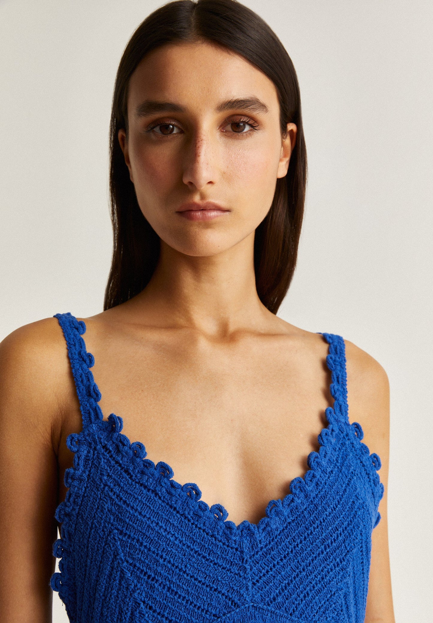 VESTIDO ALÇAS MIDI CROCHET