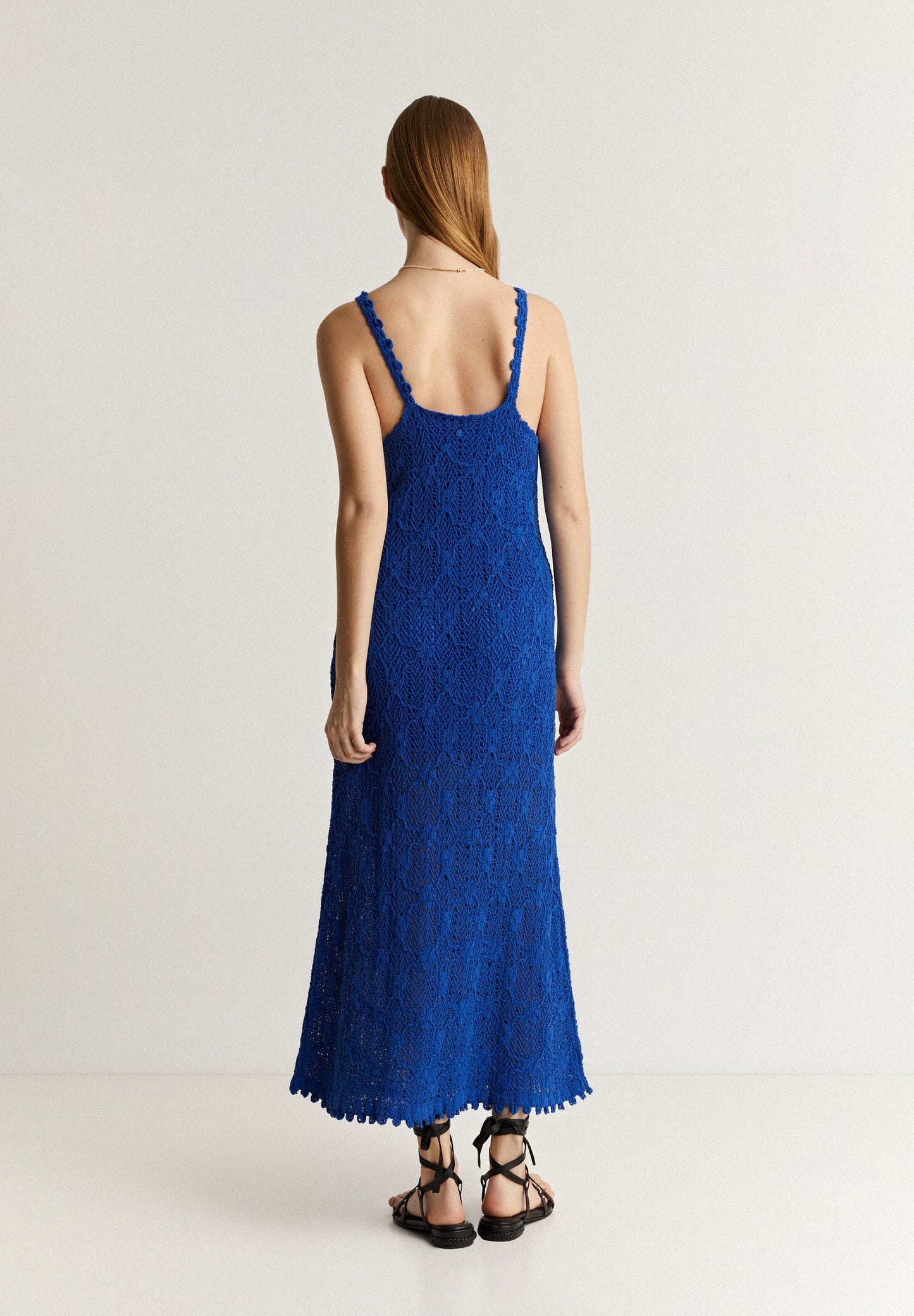 VESTIDO ALÇAS MIDI CROCHET