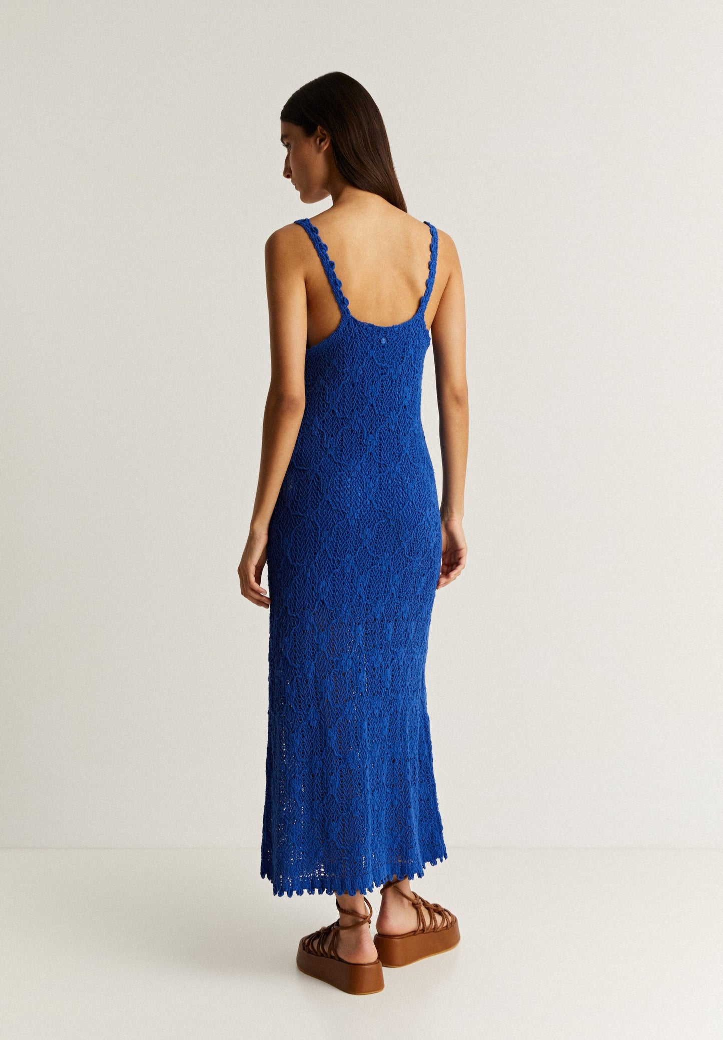 VESTIDO ALÇAS MIDI CROCHET