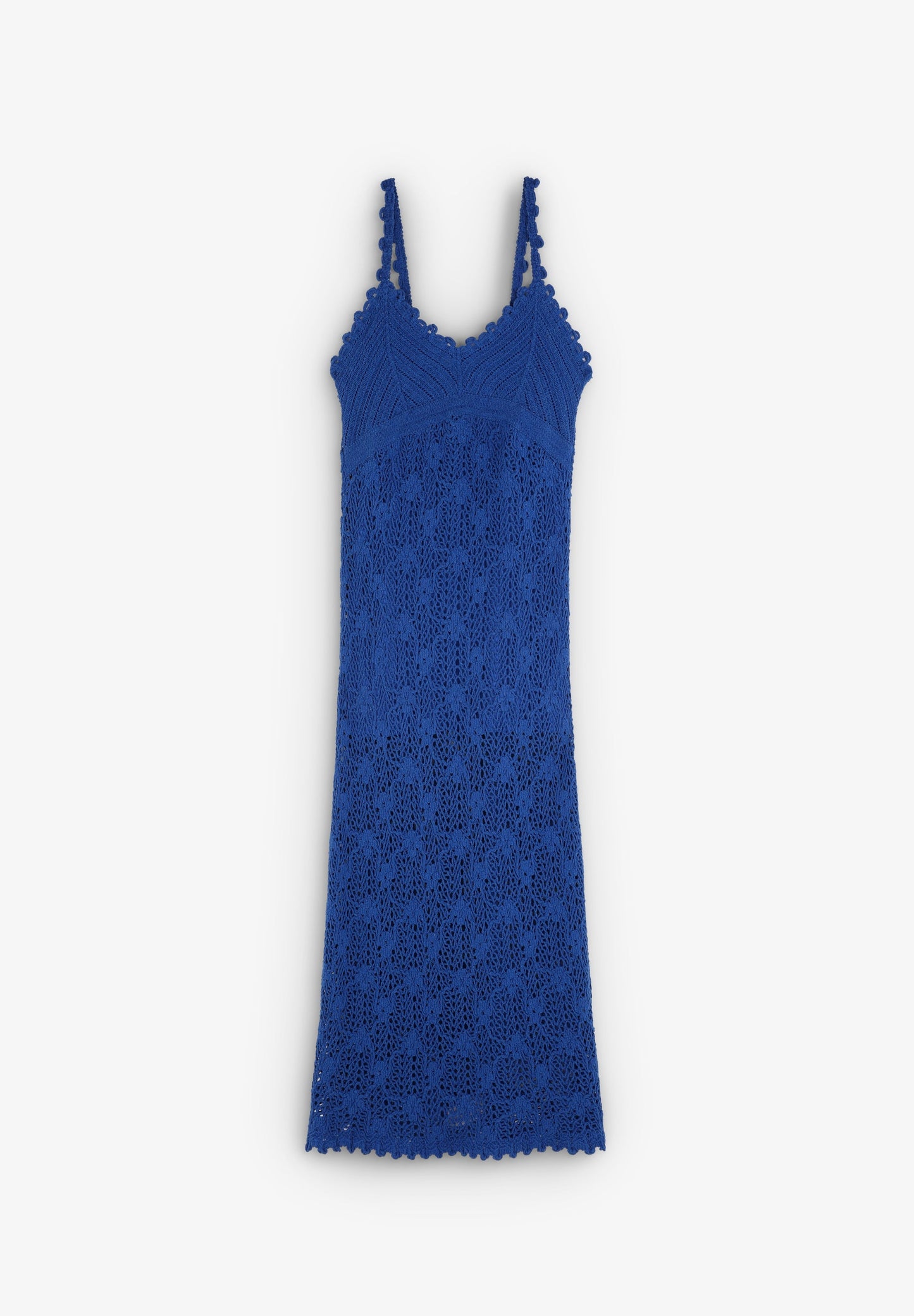 VESTIDO ALÇAS MIDI CROCHET