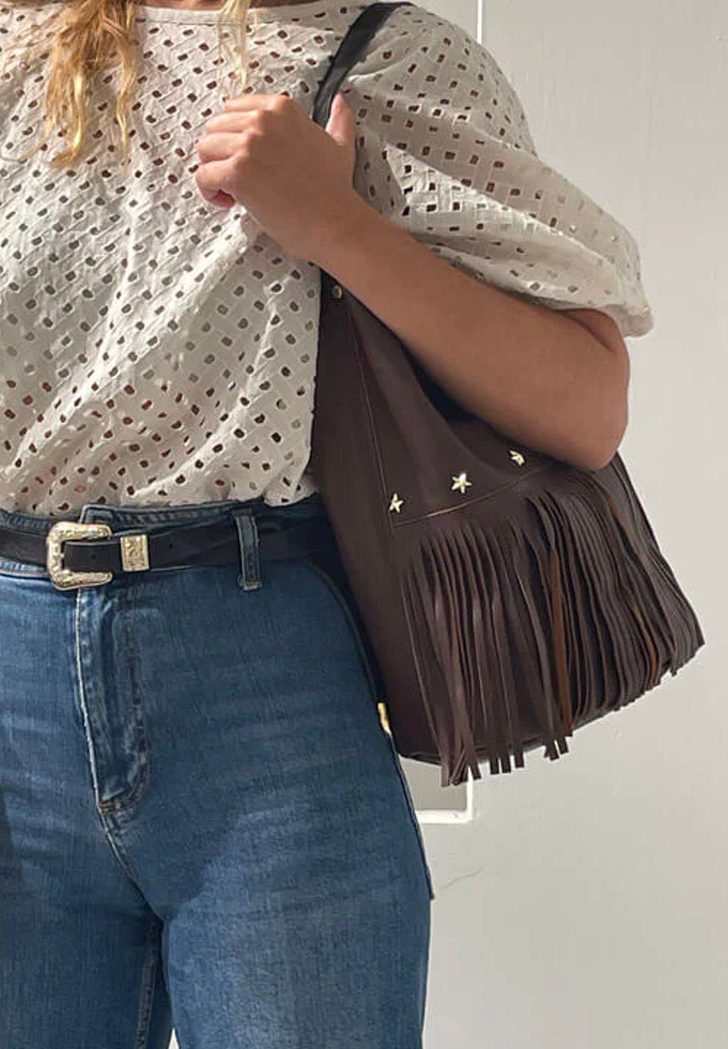 MERCULES | BOLSA BUCKET FRINGES