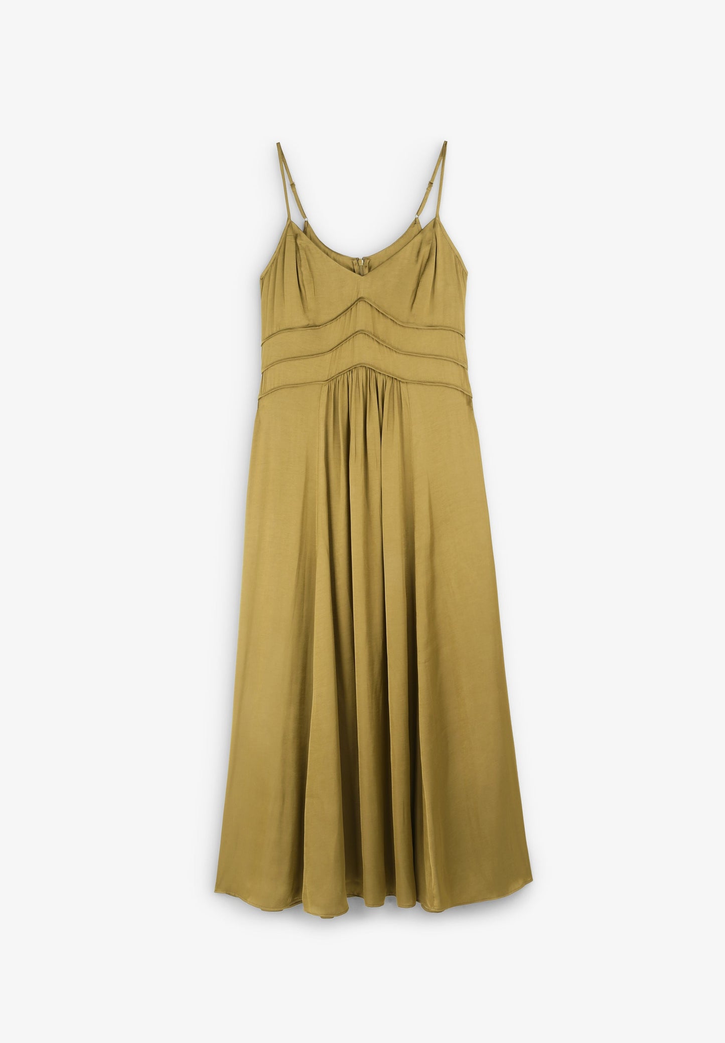 VESTIDO SLIP FRANZIDOS