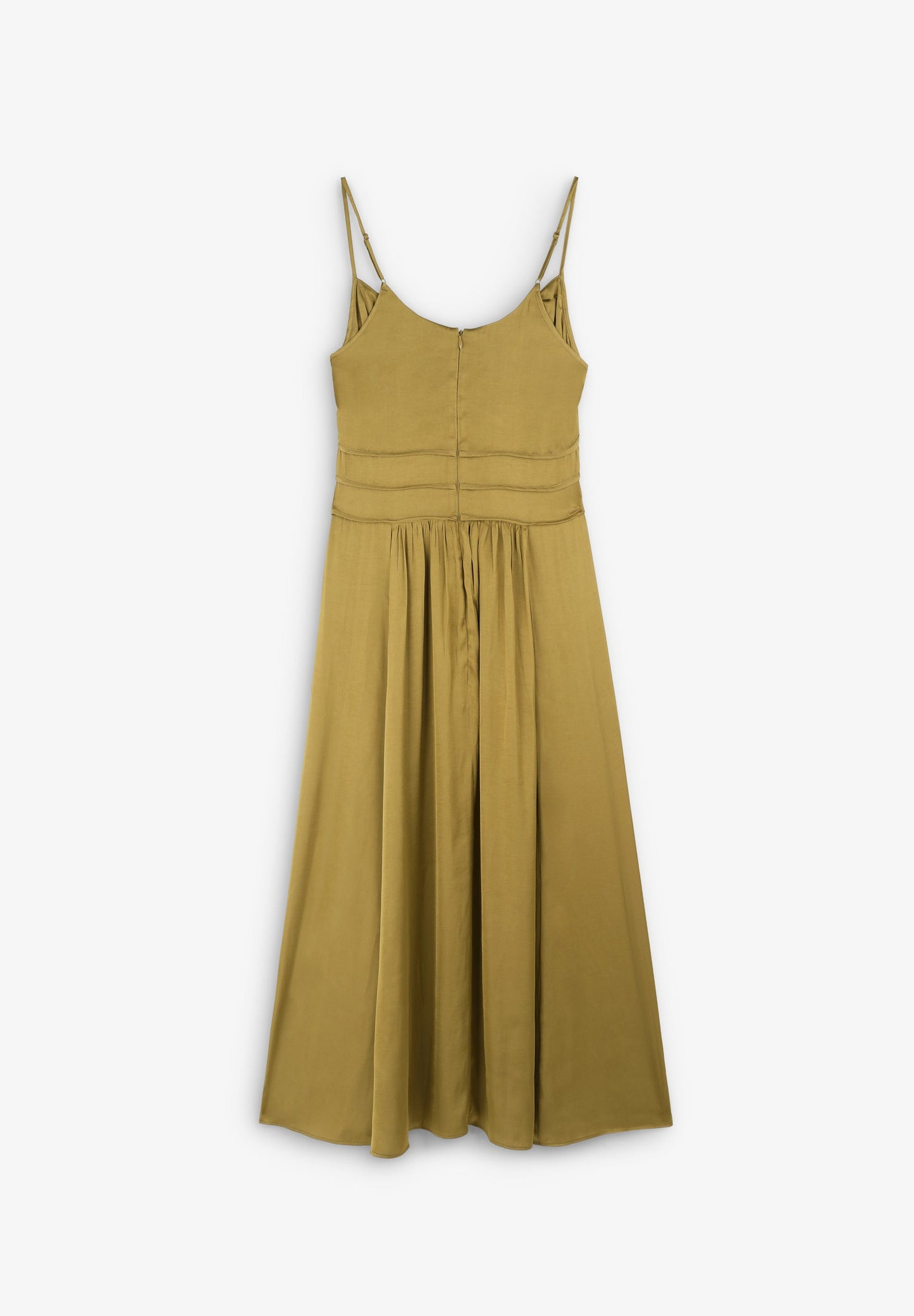 VESTIDO SLIP FRANZIDOS