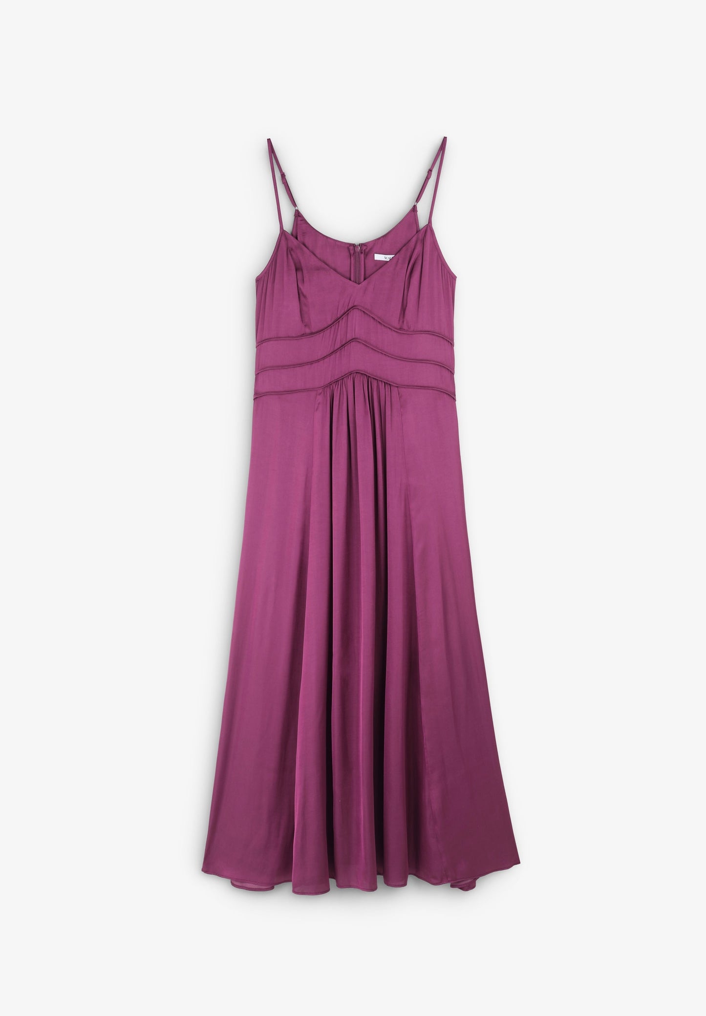 VESTIDO SLIP FRANZIDOS