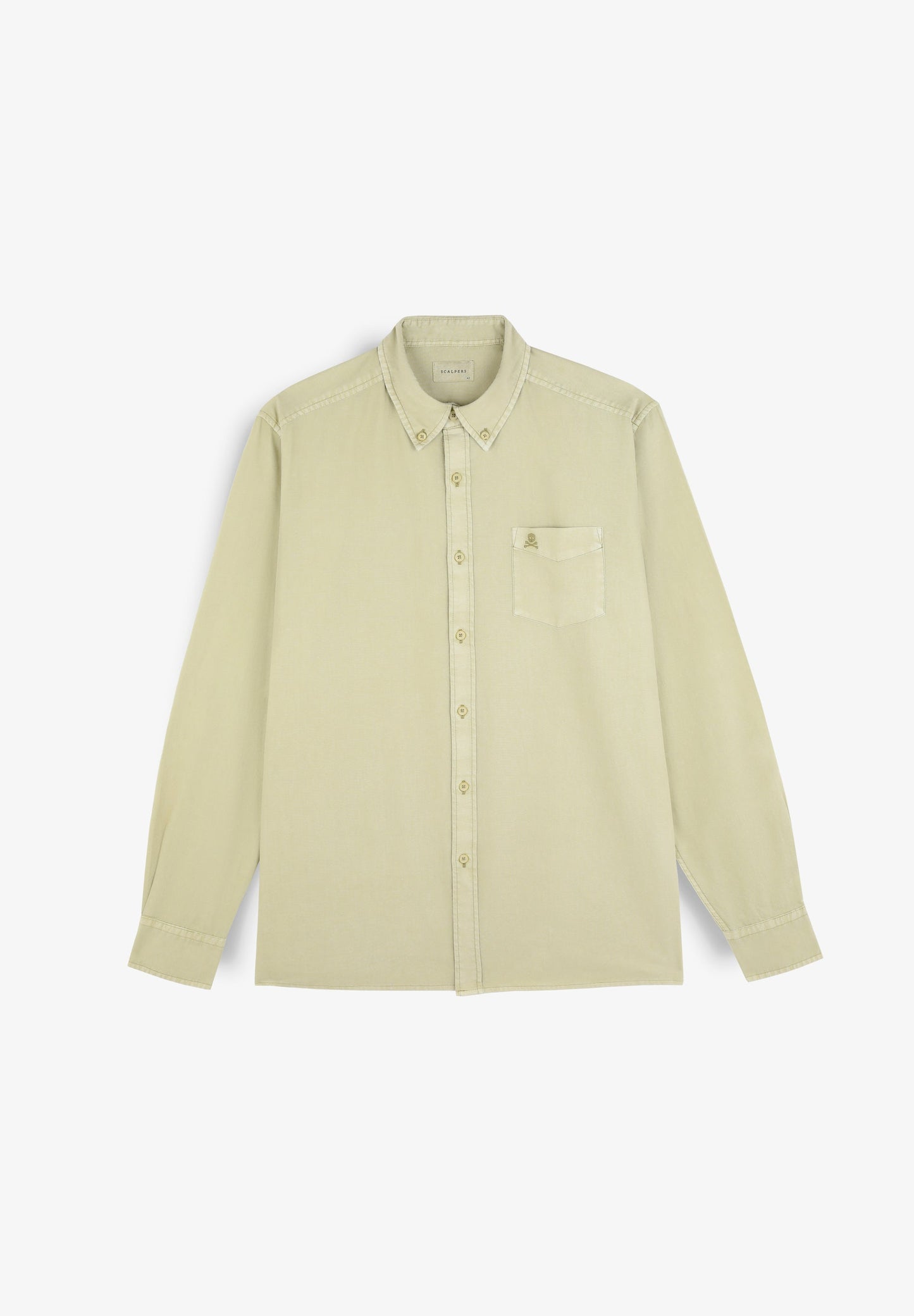 CAMISA COM SKULL DECOTE DE BOTÕES
